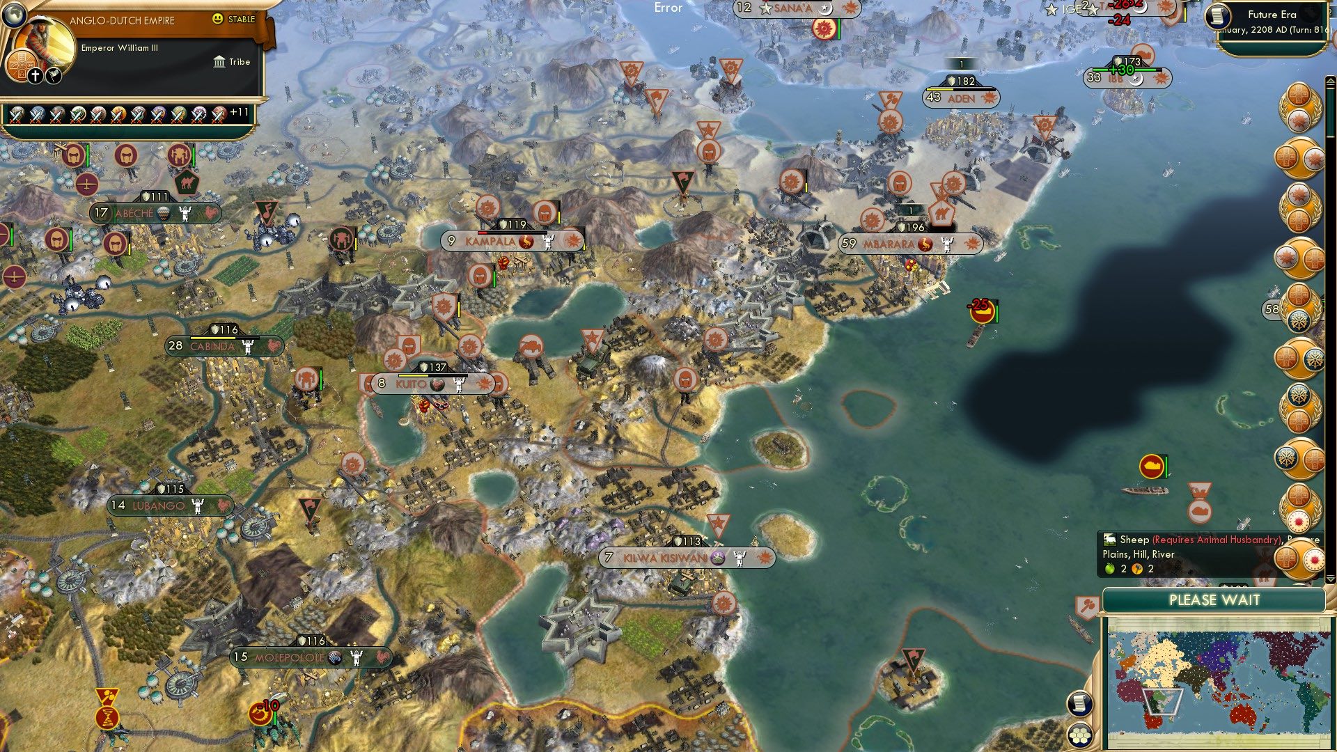 CBR In-Game Screenshot of Angola’s Anguish