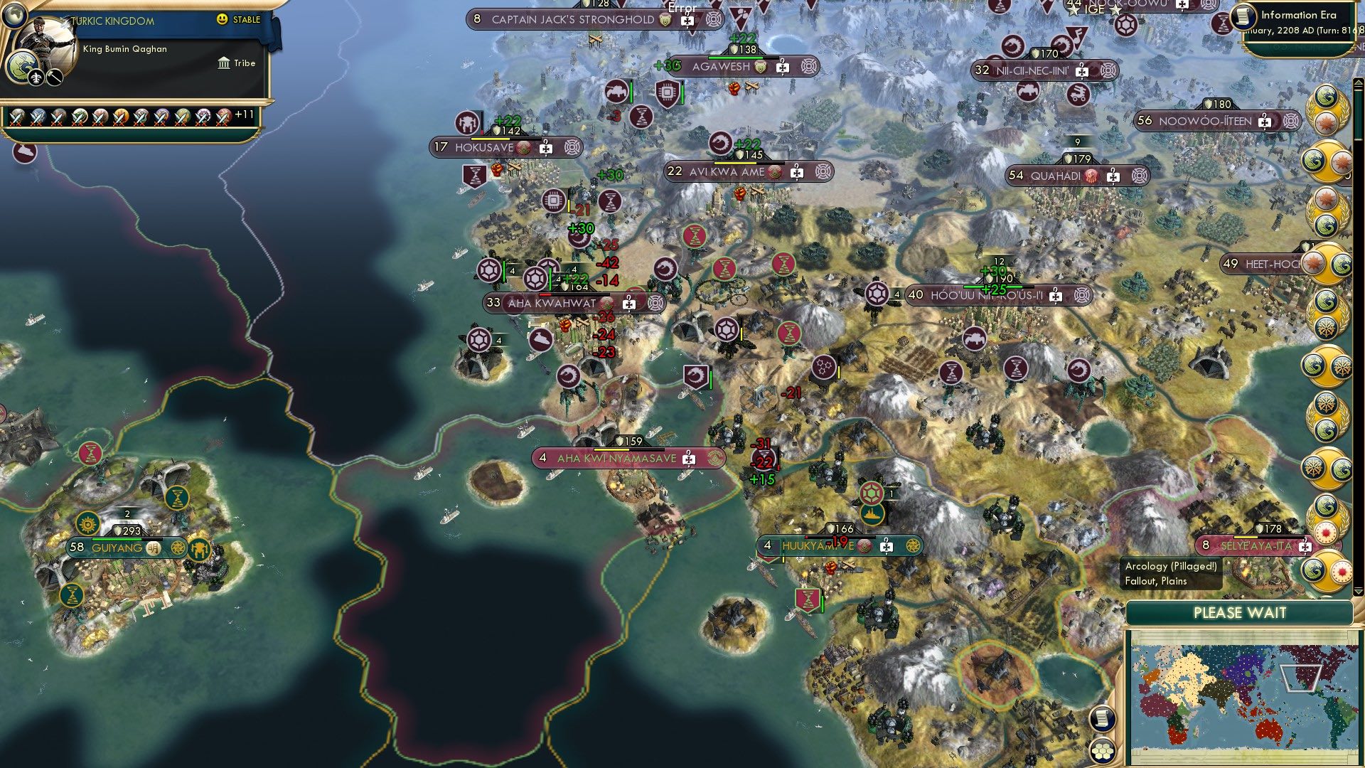 CBR In-Game Screenshot of Mexican Mess