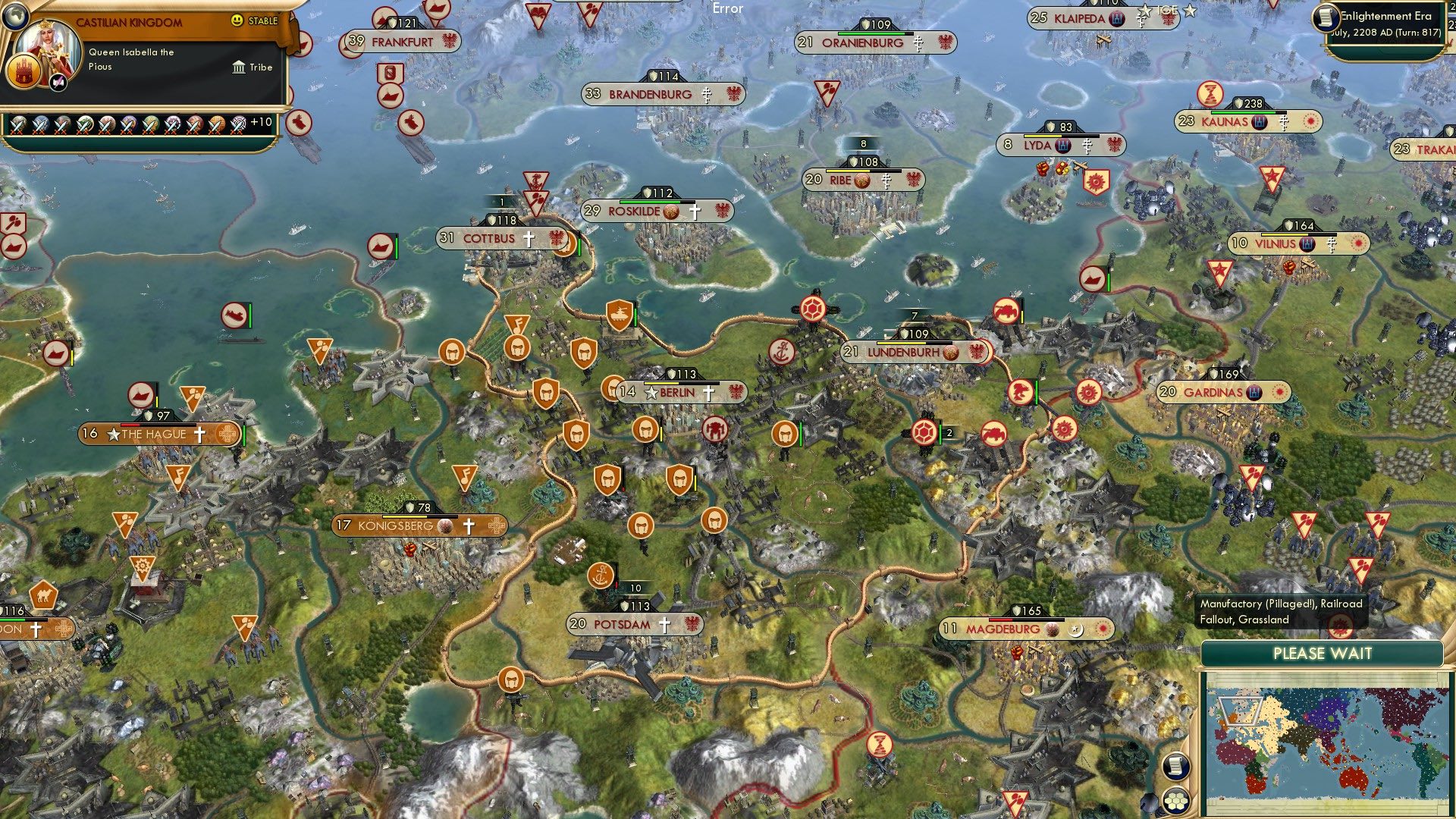 CBR In-Game Screenshot of Onward, Dutchmen!