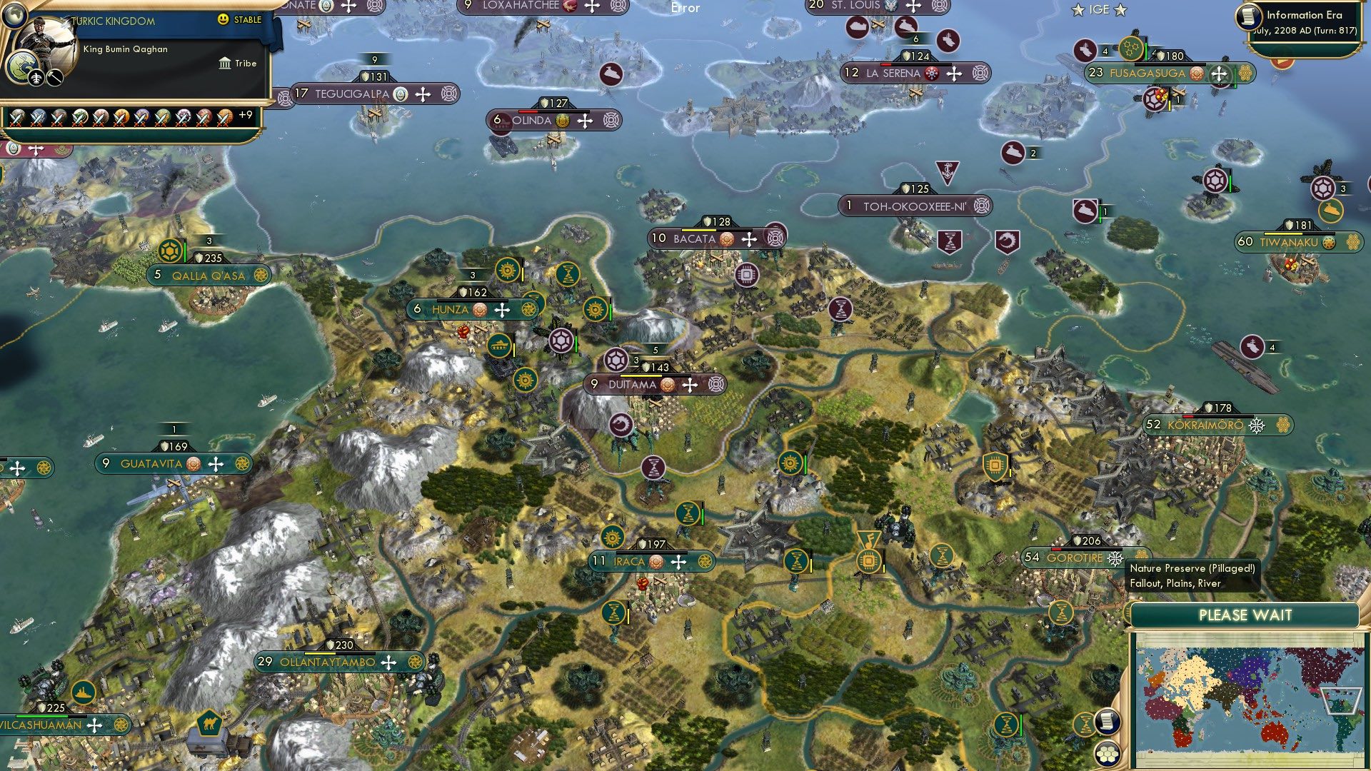 CBR In-Game Screenshot of Fusagasuga Holds