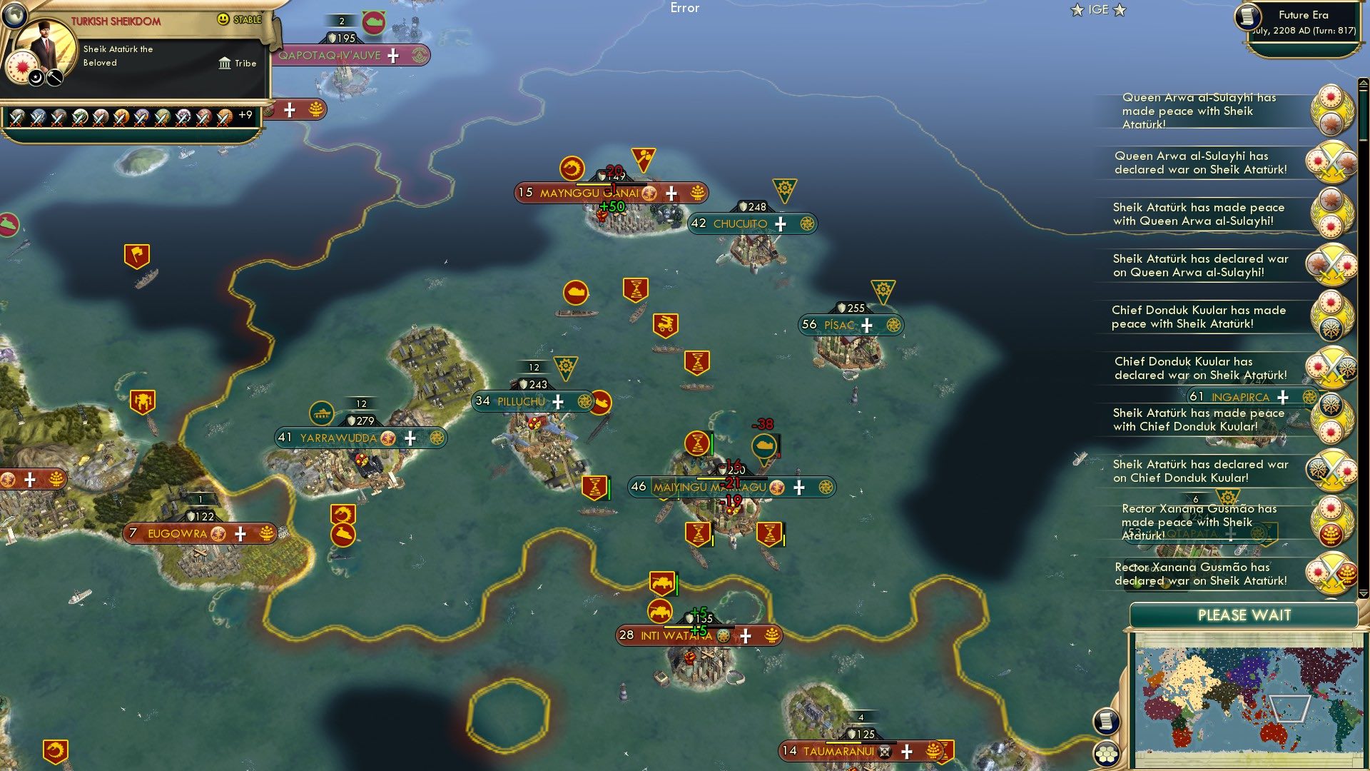 CBR In-Game Screenshot of Timor Takeback