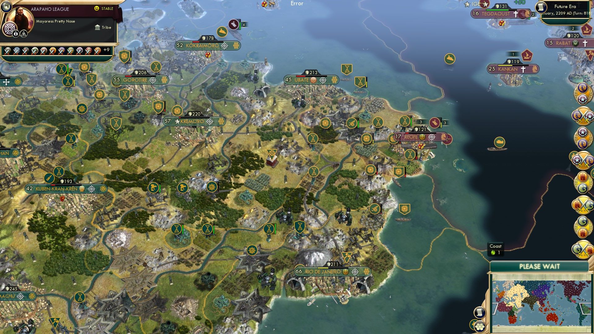 CBR In-Game Screenshot of Push for Recife