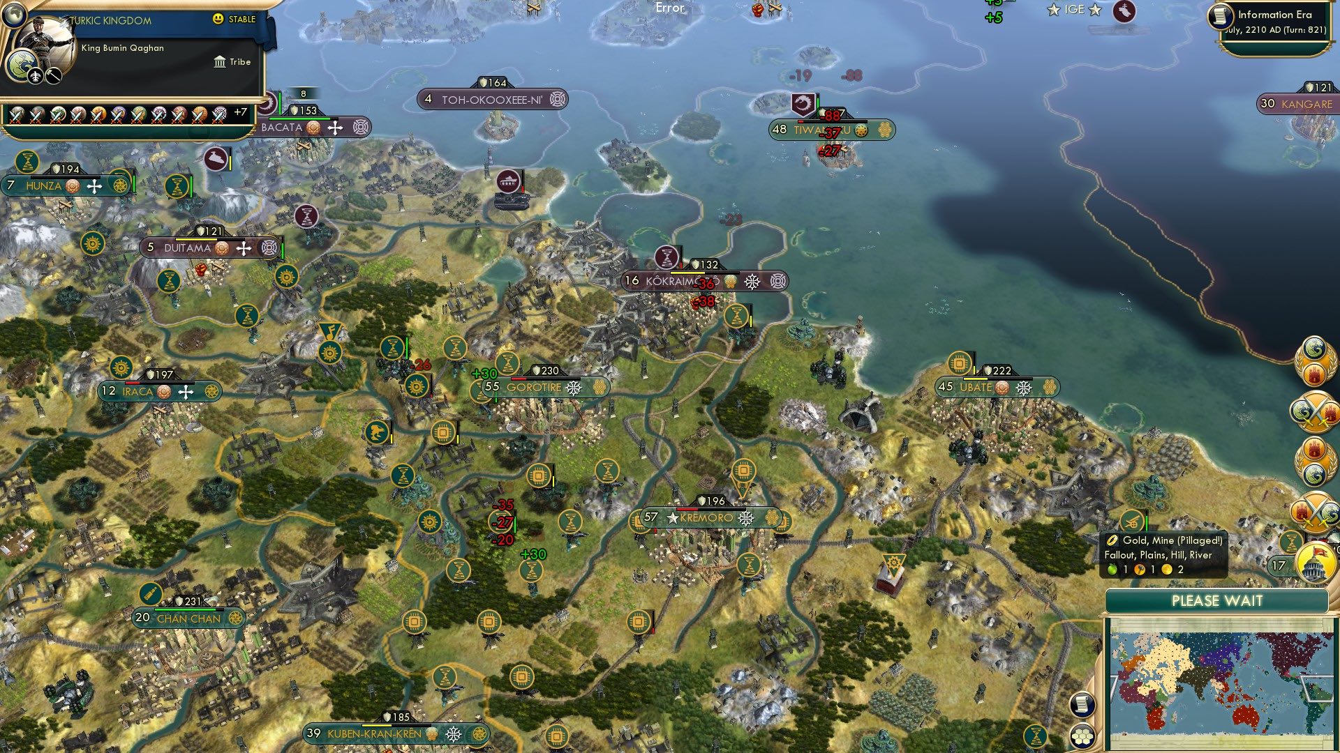 CBR In-Game Screenshot of South American Slaughter