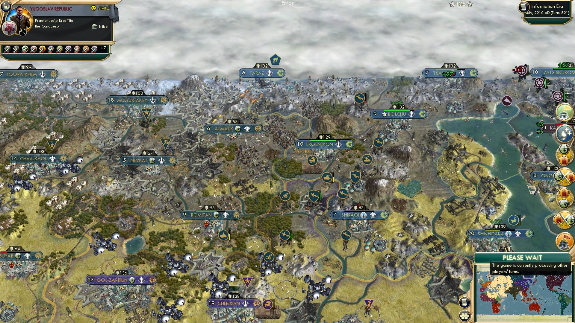 CBR In-Game Screenshot of Brother War