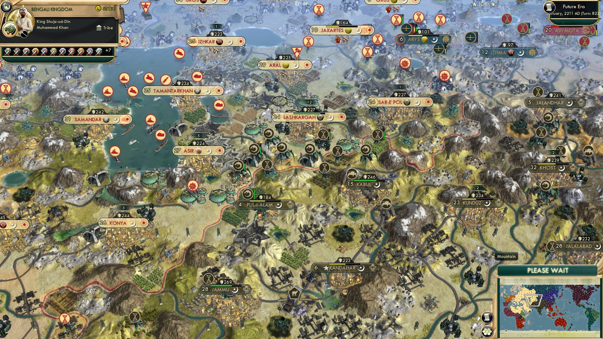 CBR In-Game Screenshot of Tides Turn for Turkey