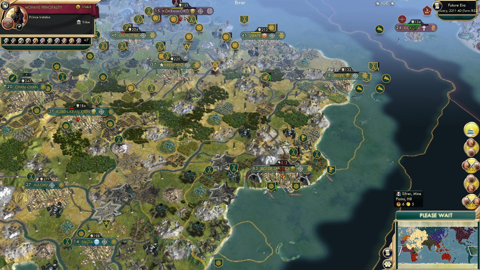 CBR In-Game Screenshot of Priority Change