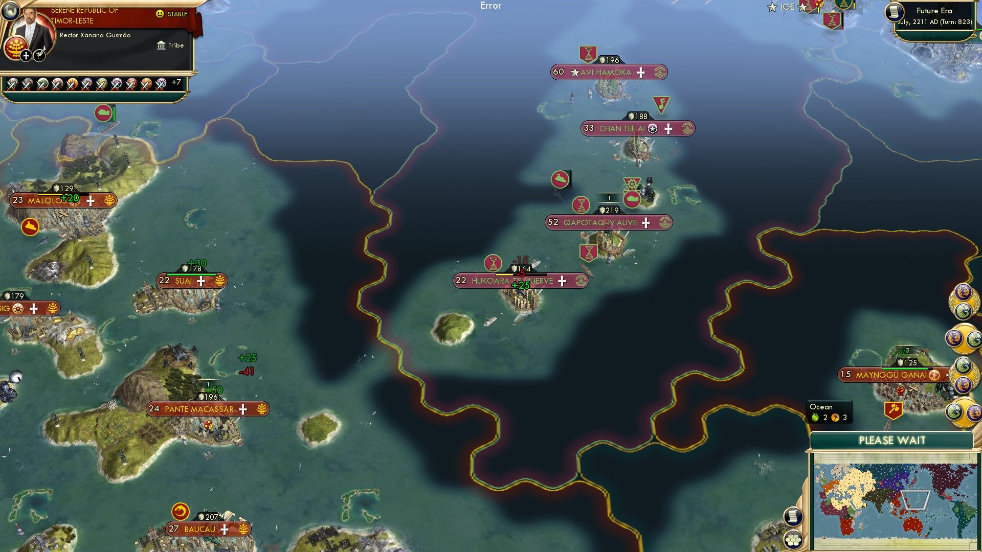 CBR In-Game Screenshot of The Quiet Pacific