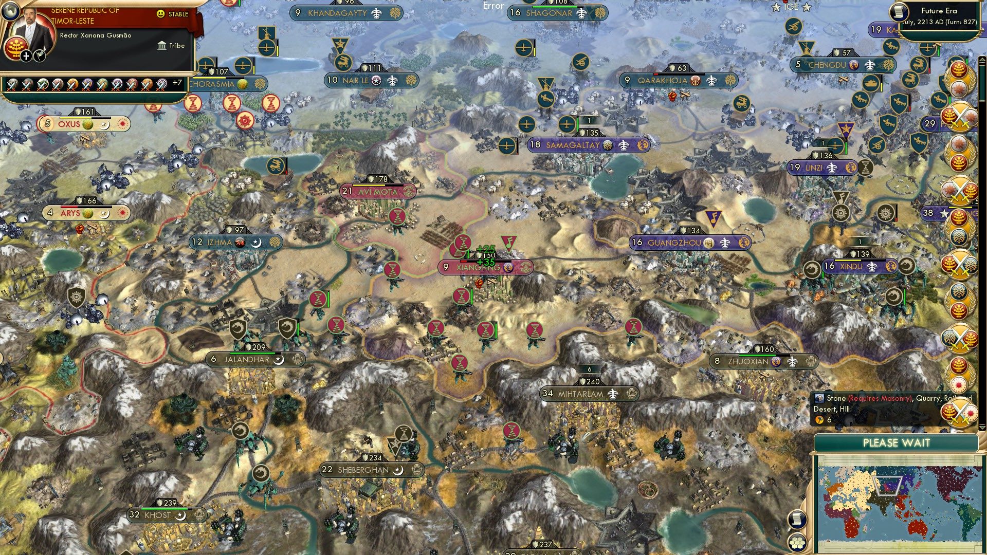 CBR In-Game Screenshot of Mohavean China
