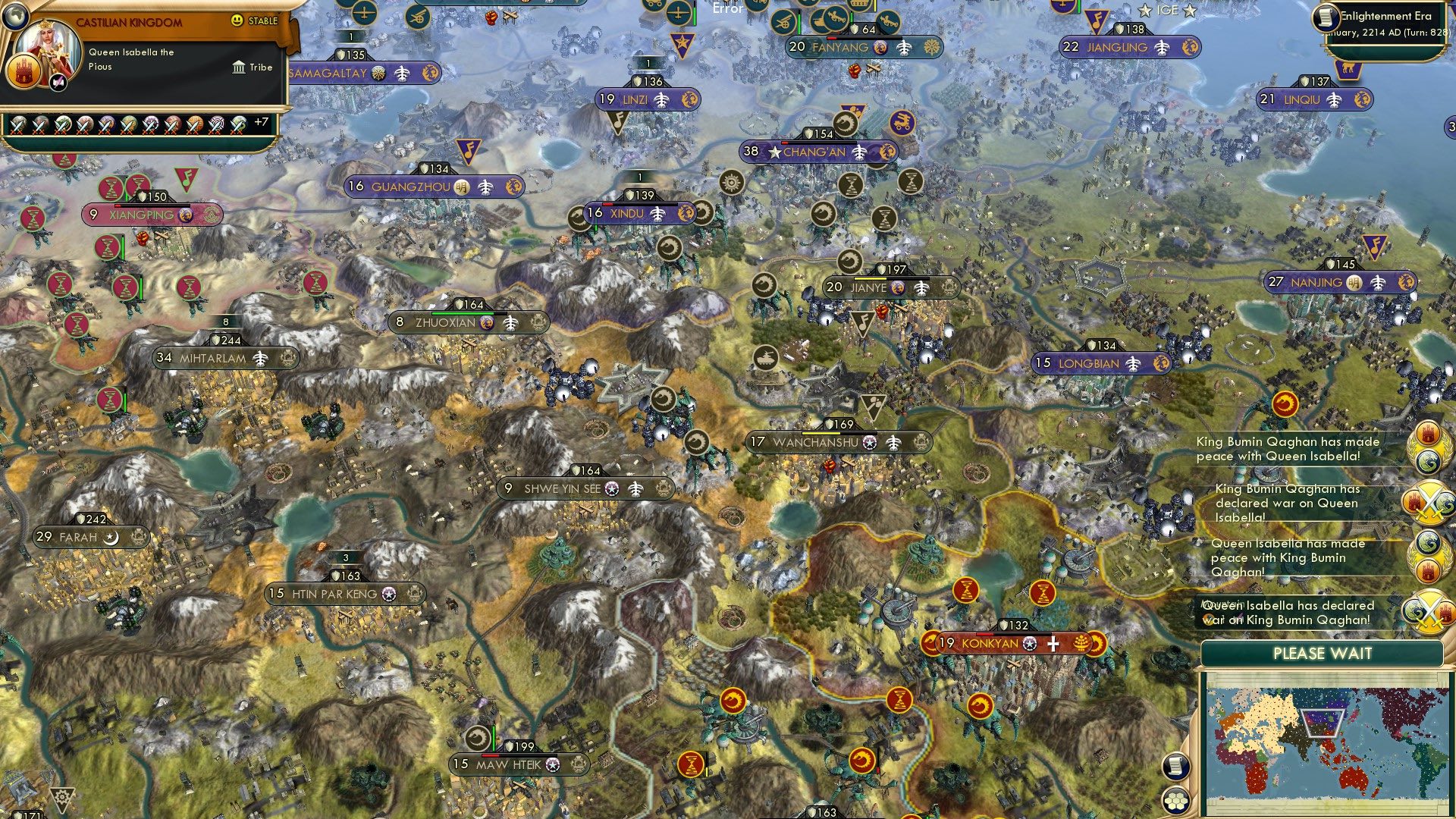 CBR In-Game Screenshot of The Great Swarm of Chang’an