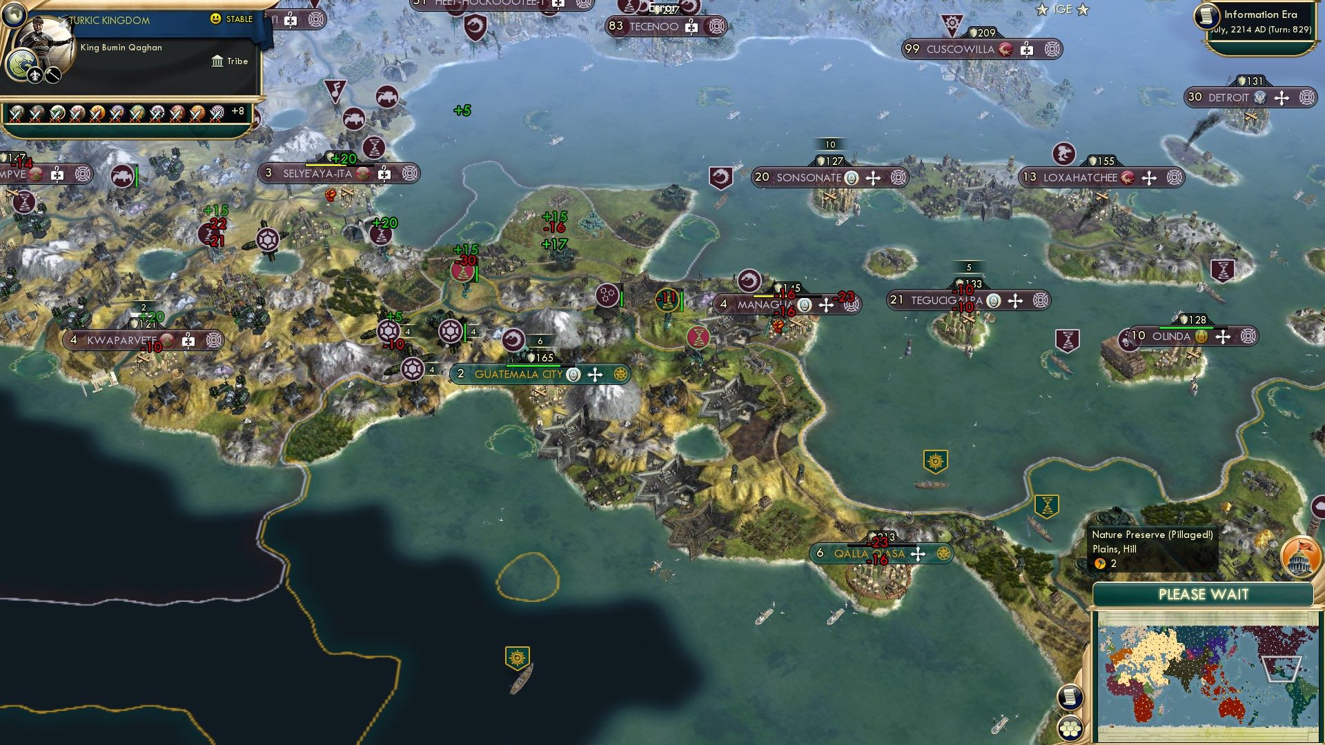 CBR In-Game Screenshot of Arapaho Can Into Mexico!