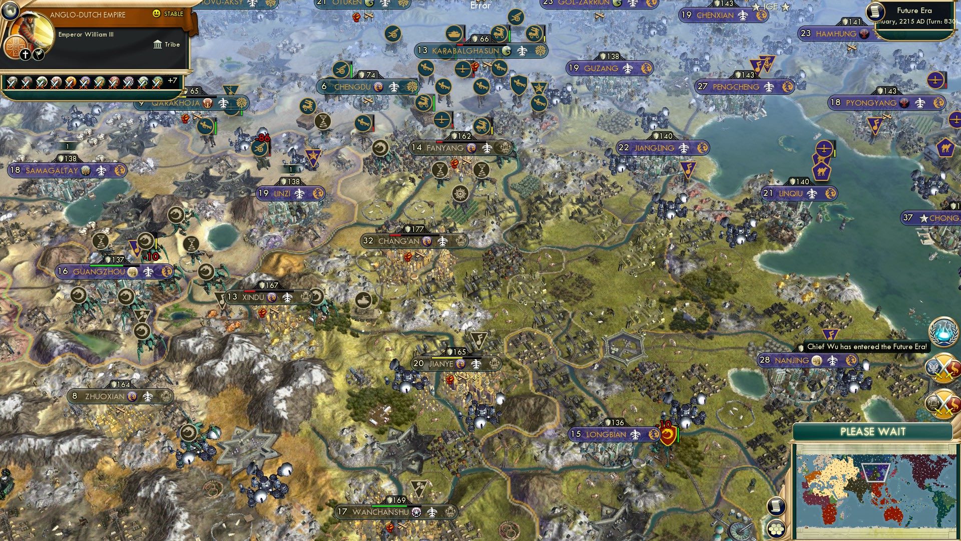 CBR In-Game Screenshot of Scramble For China