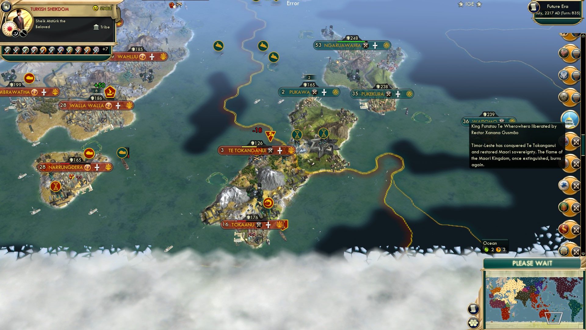 CBR In-Game Screenshot of No Maori