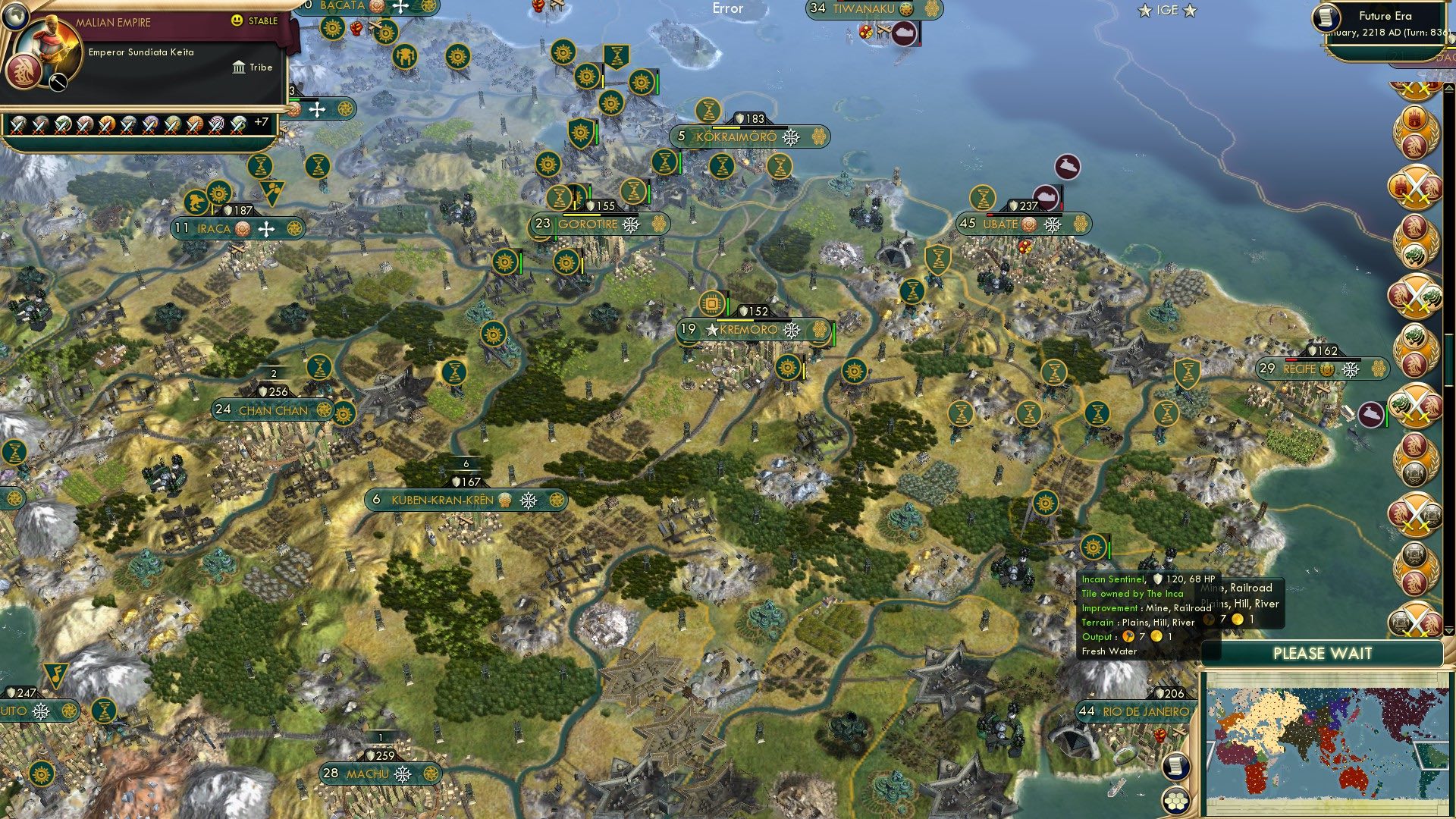 CBR In-Game Screenshot of Last Cry of the Jungle