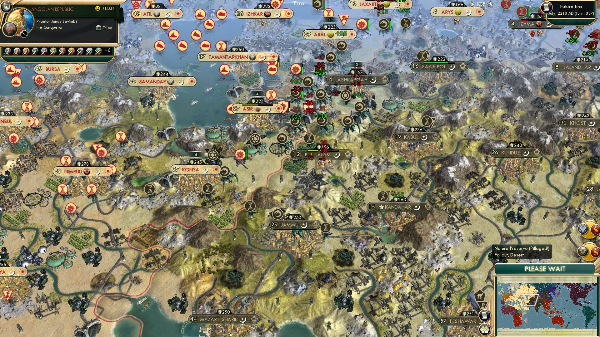 CBR In-Game Screenshot of Stalemates