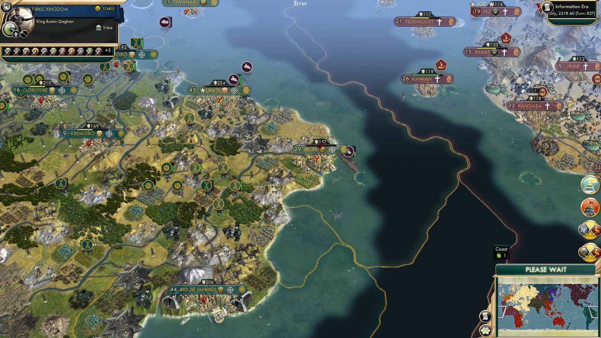 CBR In-Game Screenshot of Jungle Beat