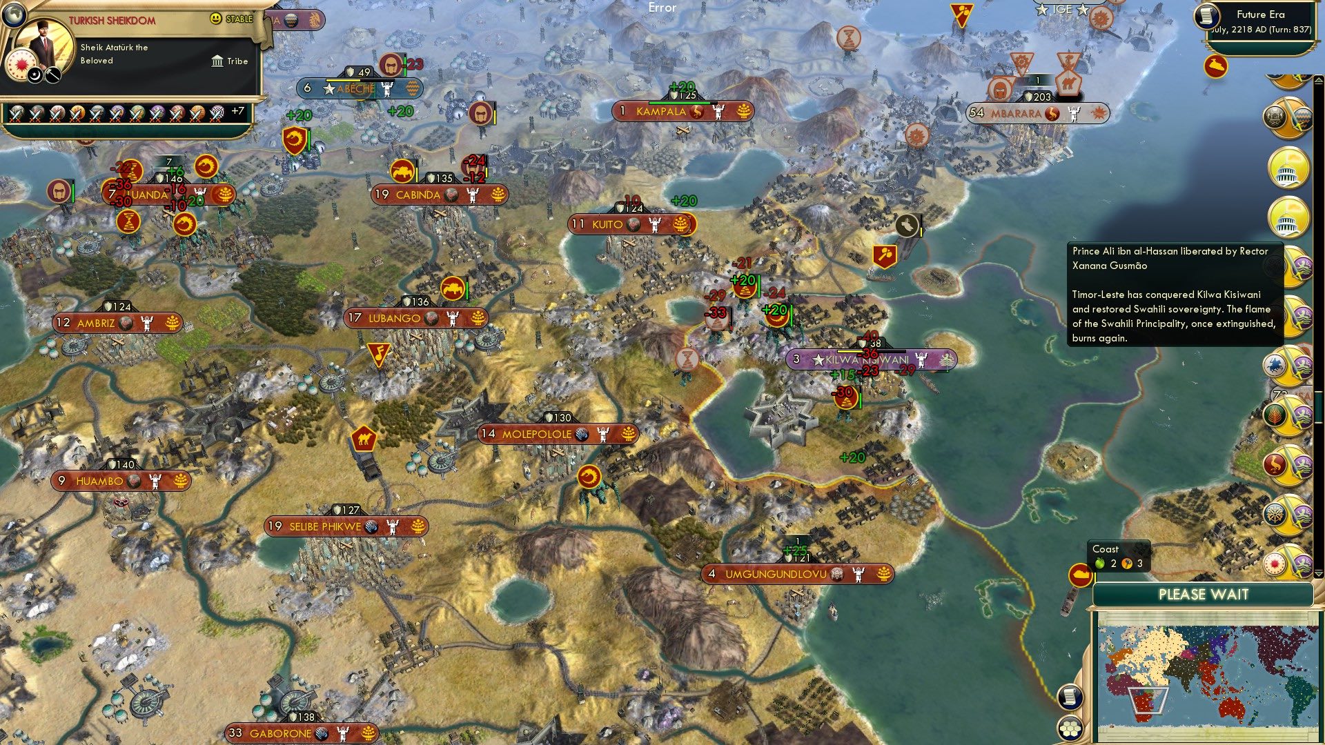 CBR In-Game Screenshot of Born to Kilwa