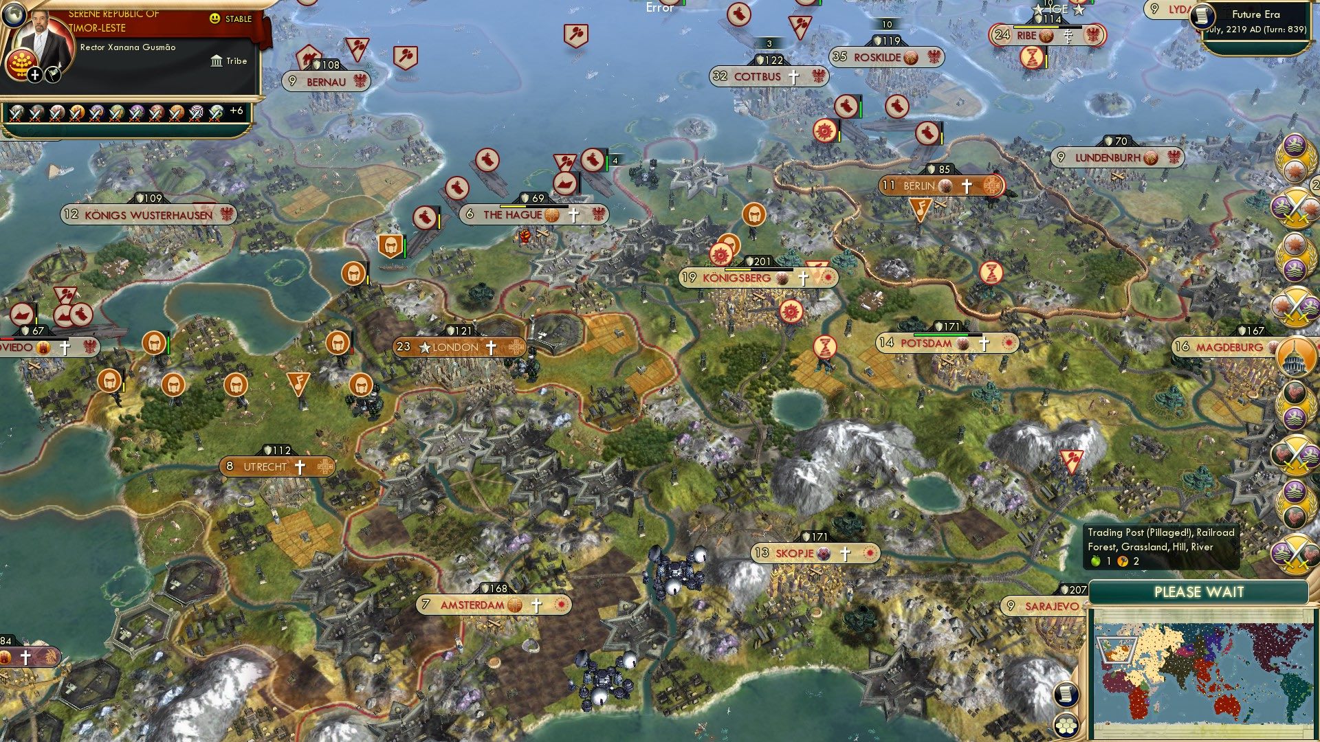 CBR In-Game Screenshot of Standing Ovei-tion