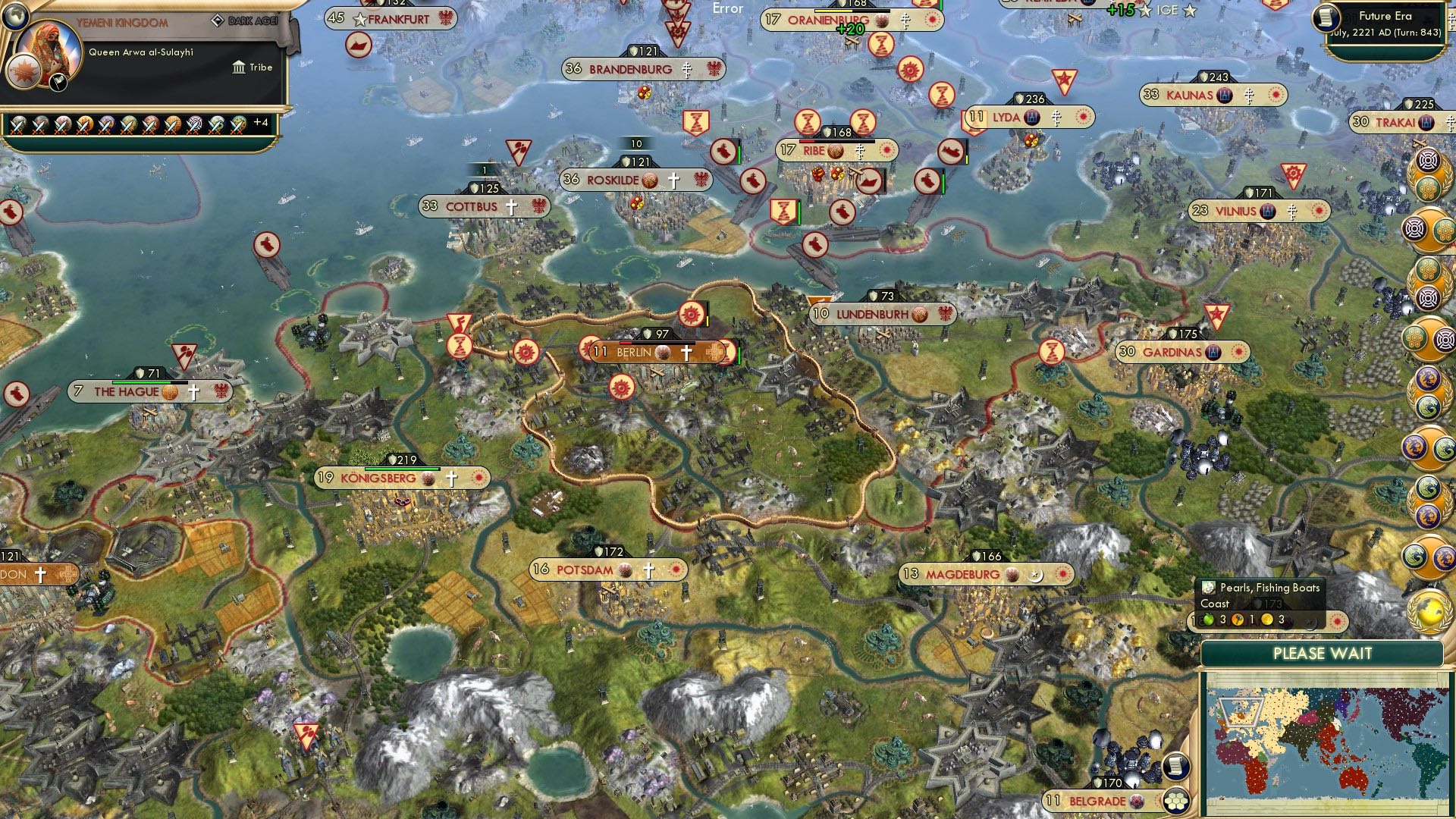 CBR In-Game Screenshot of Berlin Walls