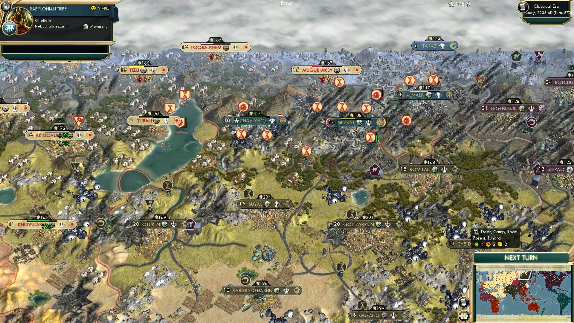 CBR In-Game Screenshot of Melting