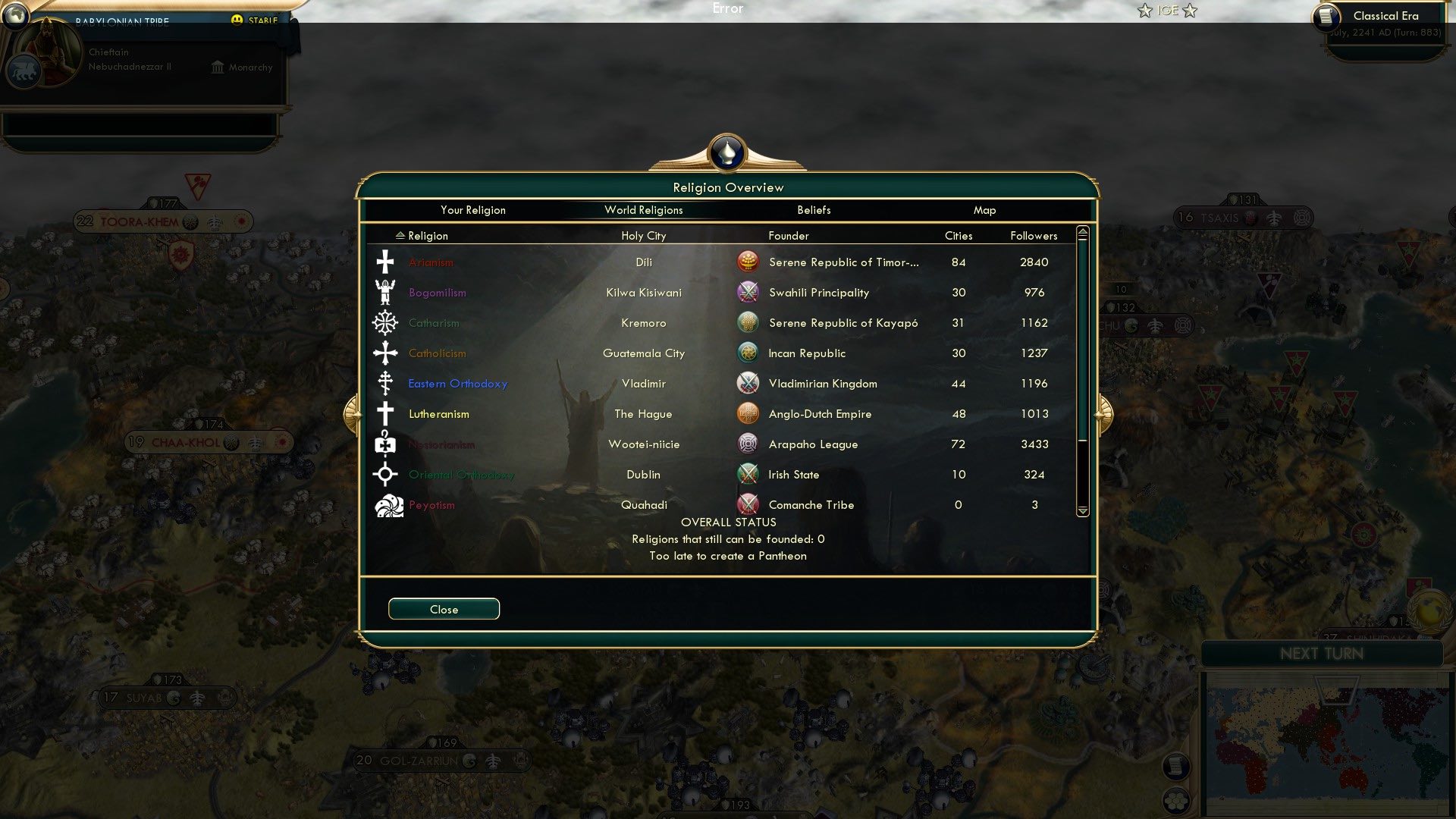 CBR In-Game Screenshot of Gotta Have faith!