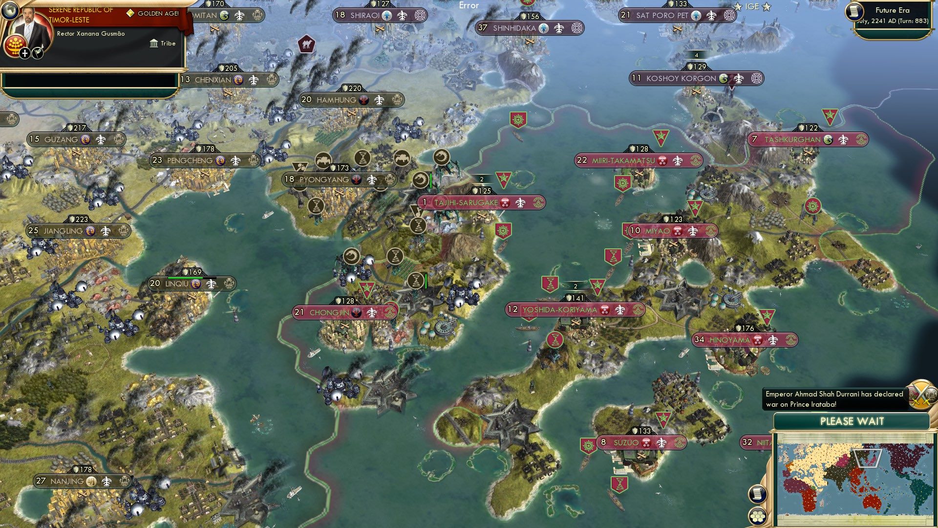 CBR In-Game Screenshot of Race Against Time