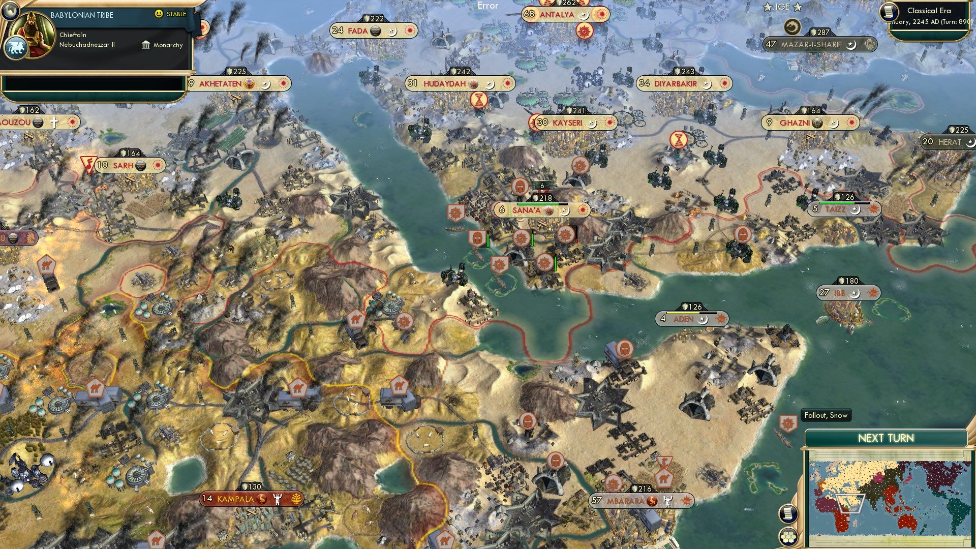 CBR In-Game Screenshot of Asking Santa for Sana’a