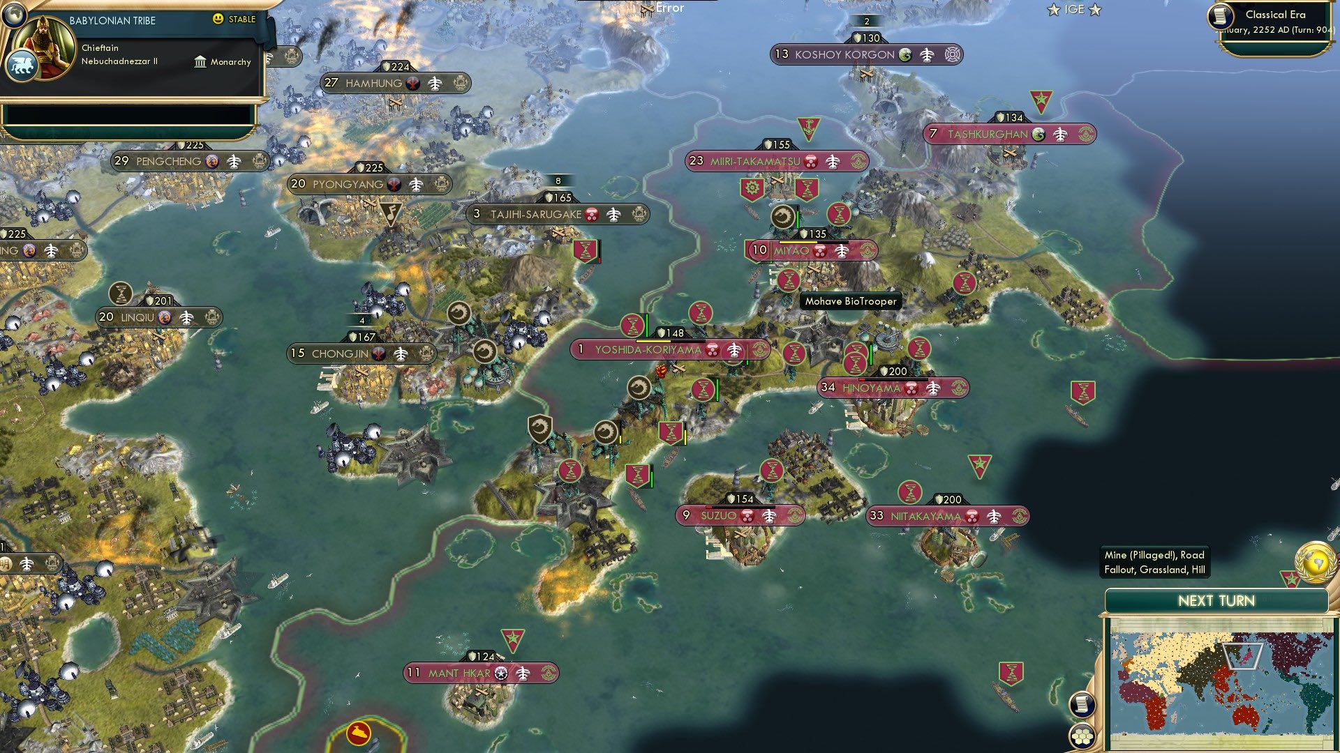 CBR In-Game Screenshot of Yoshi in Jeopardy