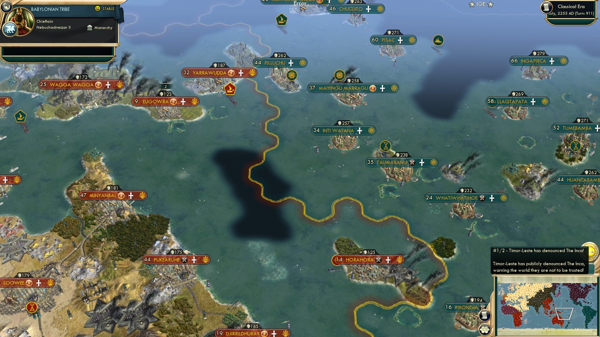 CBR In-Game Screenshot of Simmering Pacific