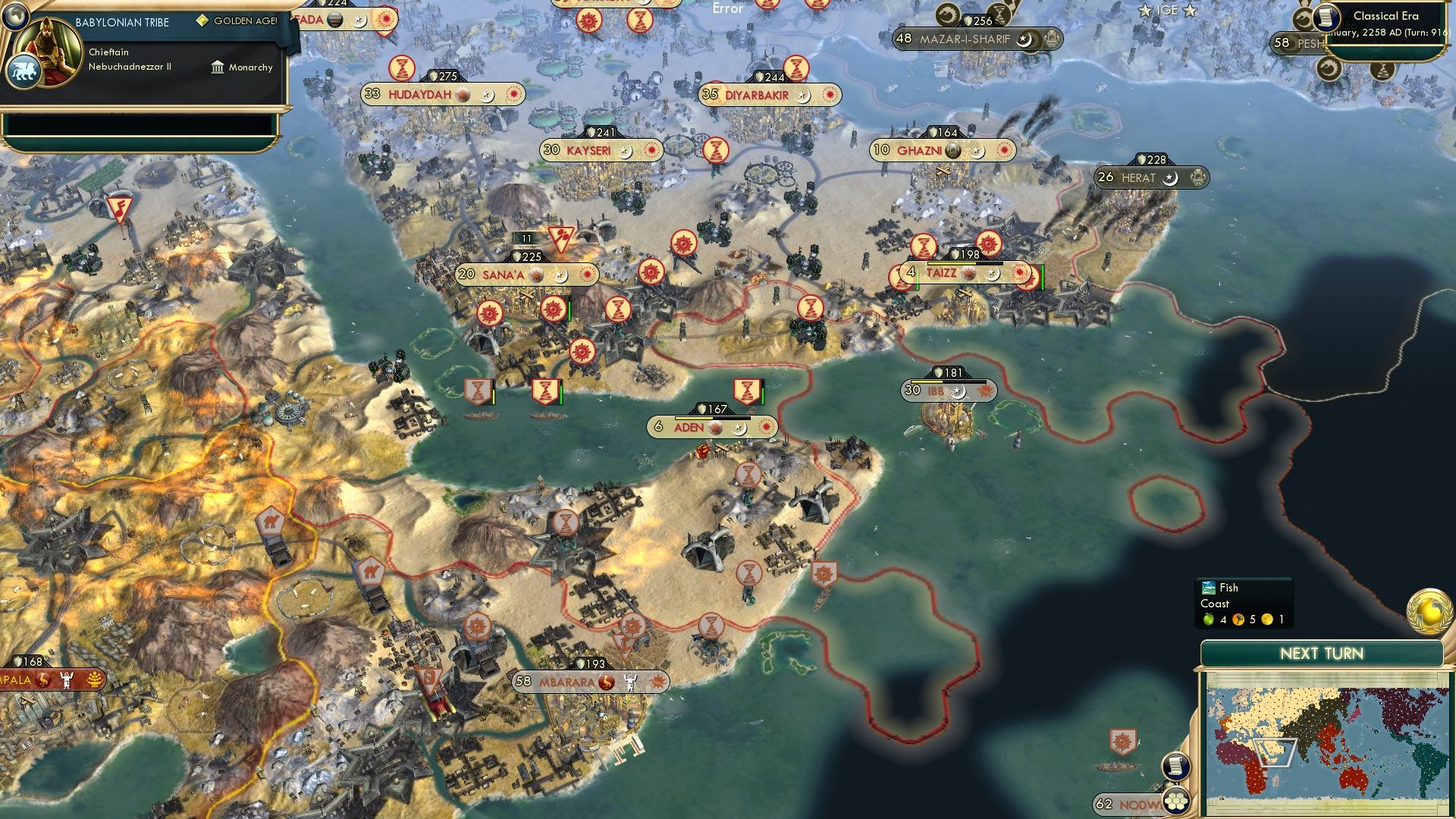 CBR In-Game Screenshot of Aden Captured in the Battle of Aden