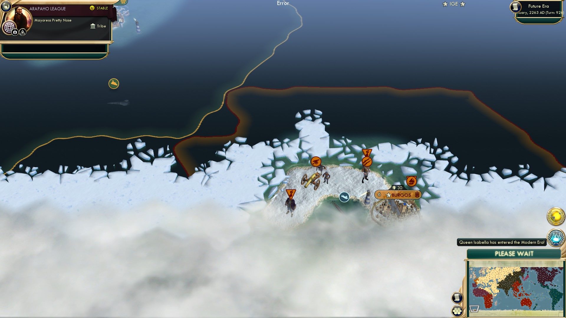 CBR In-Game Screenshot of Queen Isabella now has an Electric Toothbrush