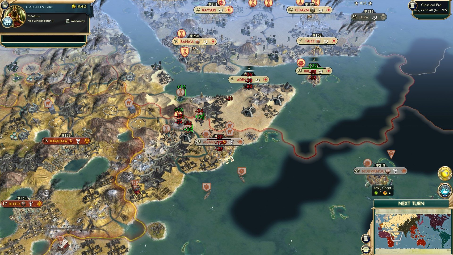 CBR In-Game Screenshot of Mbarara on the Brink