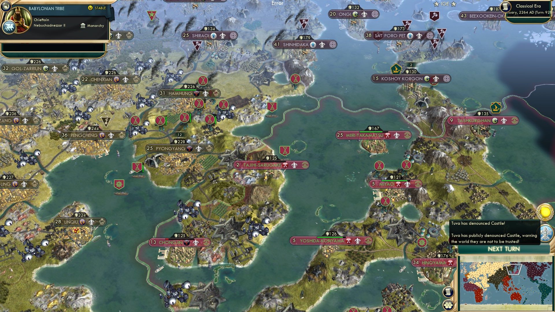 CBR In-Game Screenshot of Tuva Hates Liberals