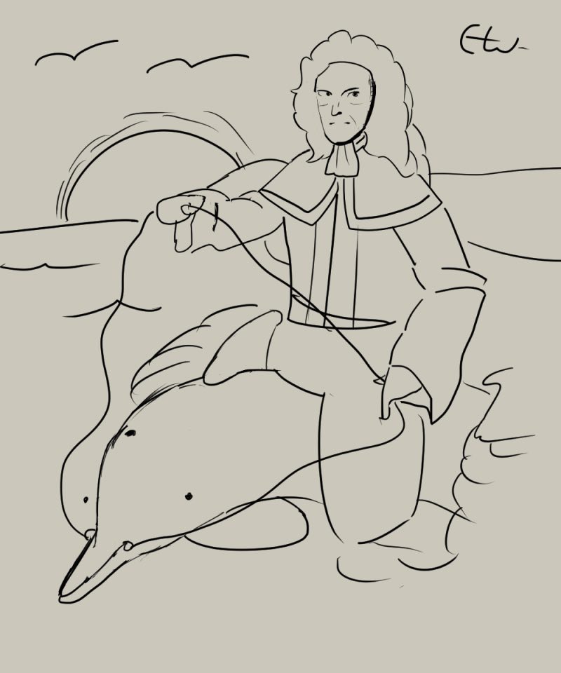 CBR In-Game Screenshot of Riding a DOLPHIN?