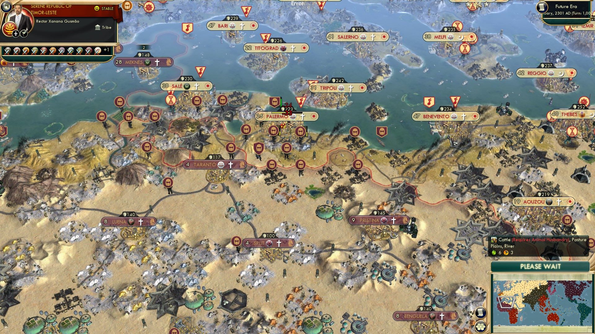 CBR In-Game Screenshot of The Saharan Campaign Pt1