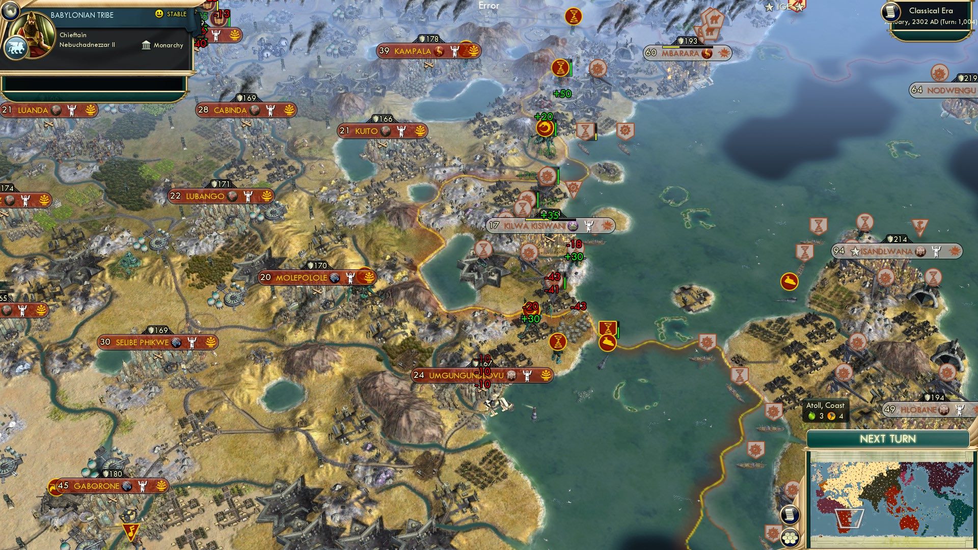 CBR In-Game Screenshot of Furthermore, Kilwa must be Destroyed Pt1