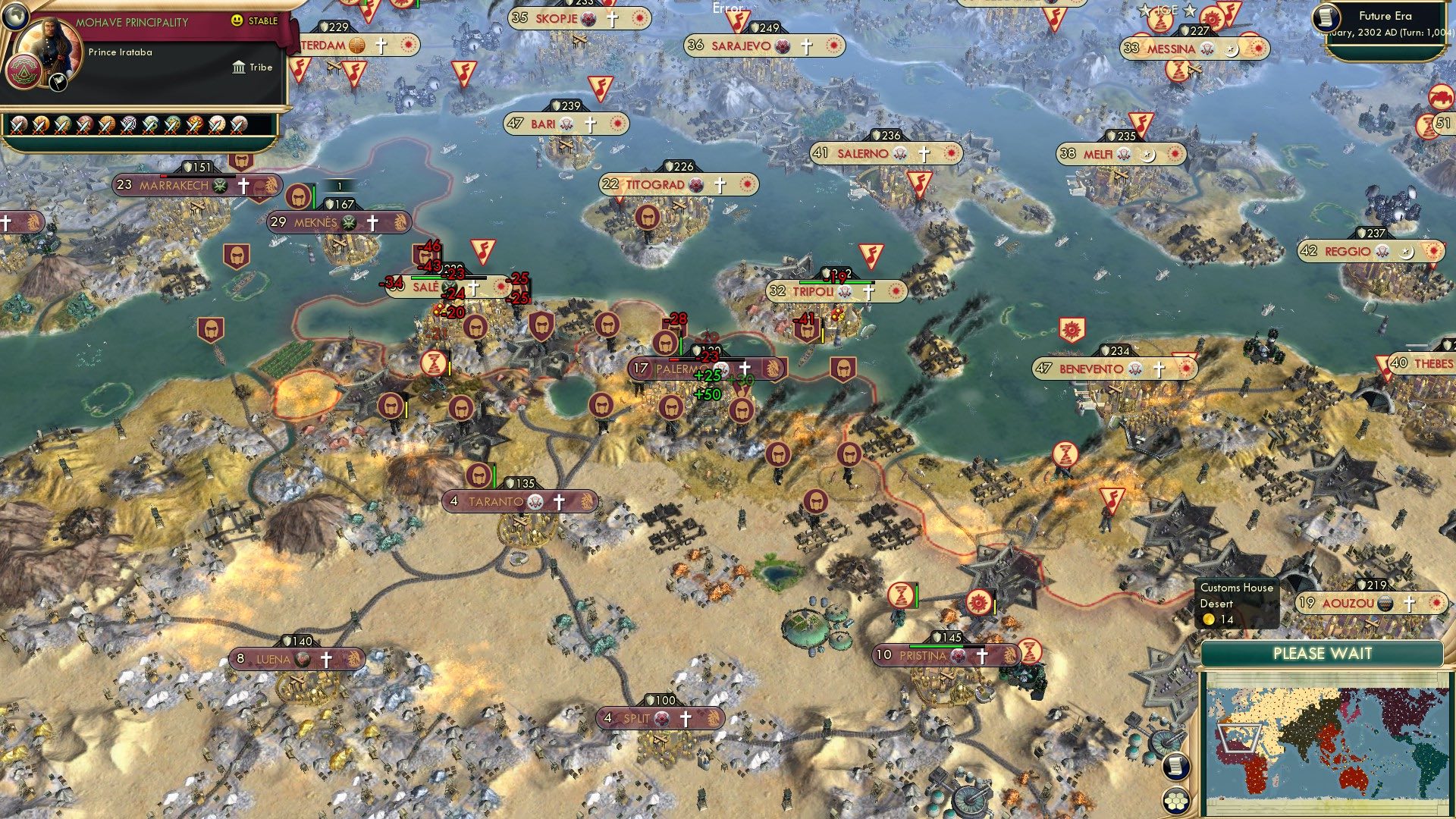 CBR In-Game Screenshot of The Saharan Campaign Pt2