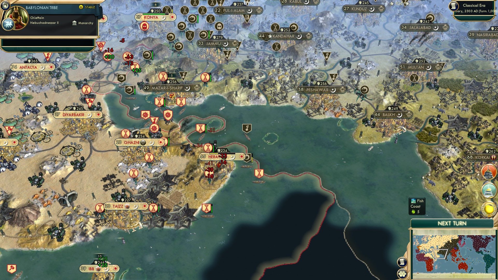 CBR In-Game Screenshot of Herat Falls, Iran Burns