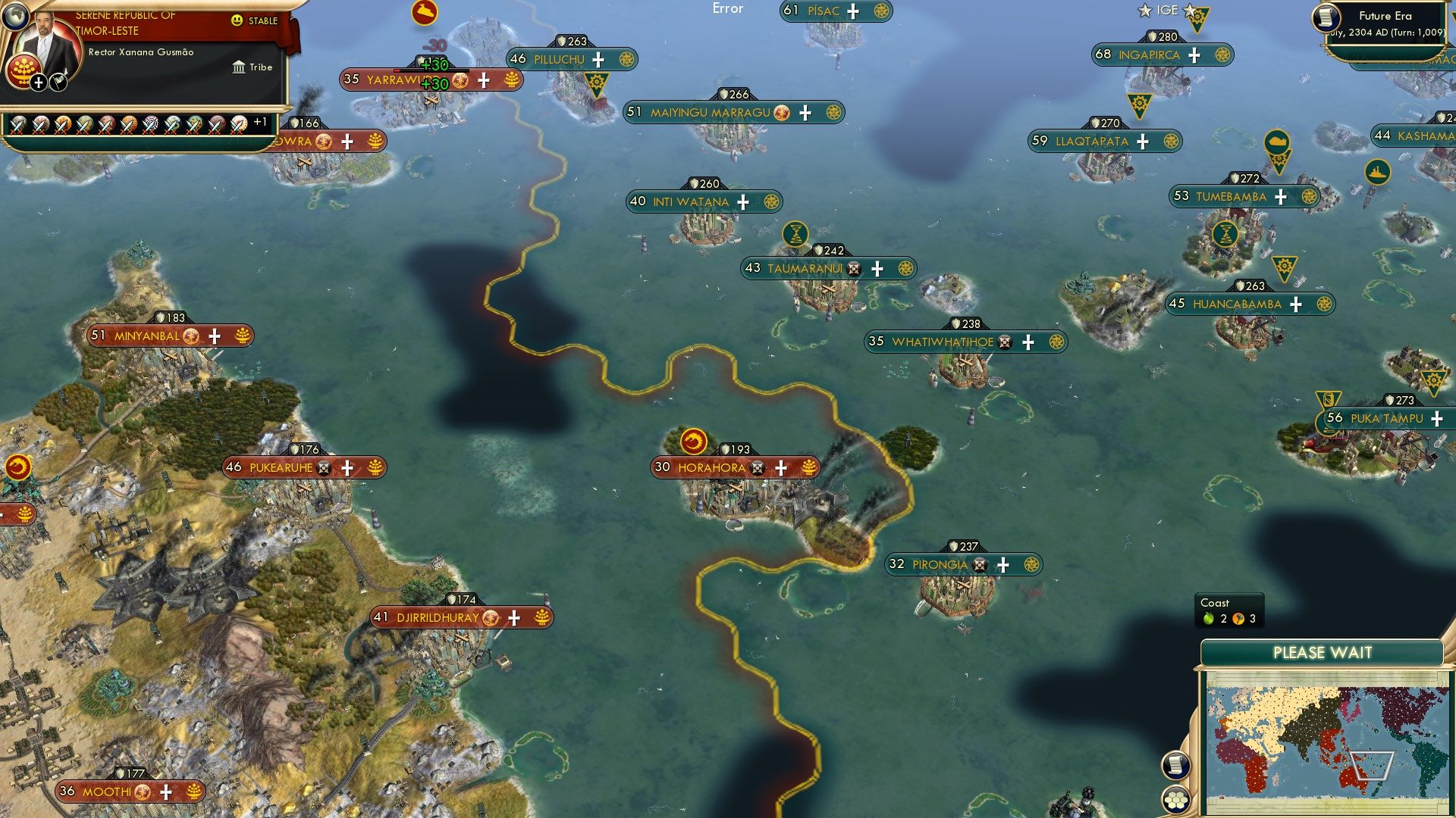 CBR In-Game Screenshot of Placid Pacific