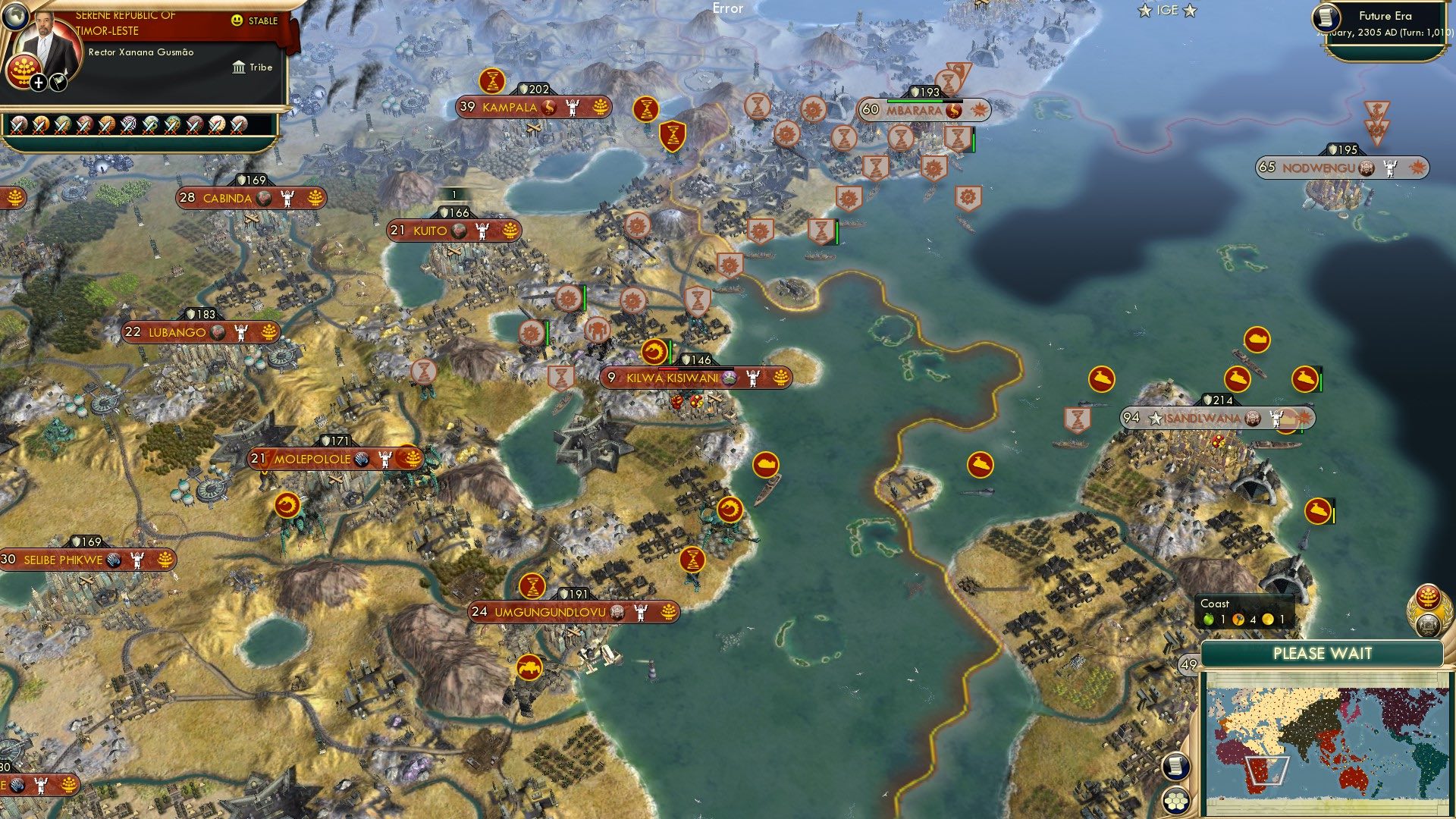 CBR In-Game Screenshot of Furthermore, Kilwa Must be Destroyed Pt3