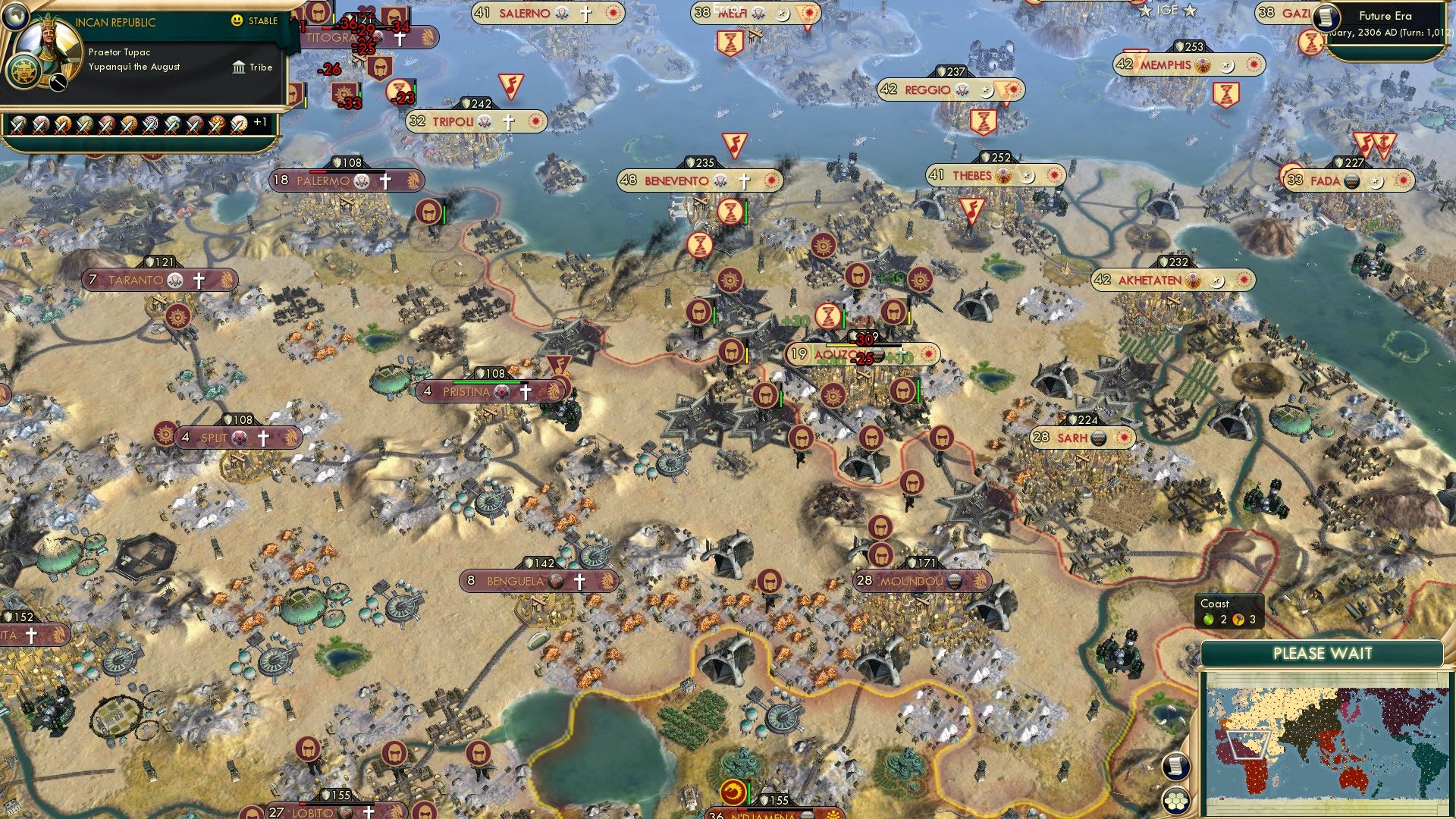 CBR In-Game Screenshot of Attack on Aozou