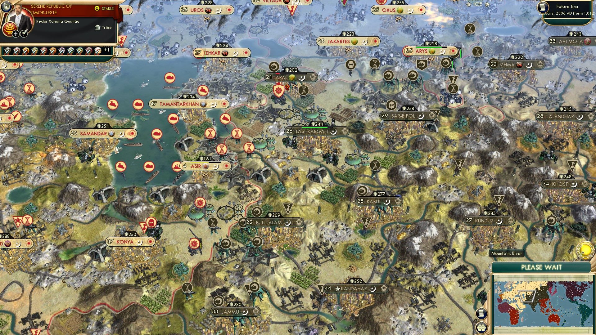 CBR In-Game Screenshot of Strategic Depth, Siberian Death