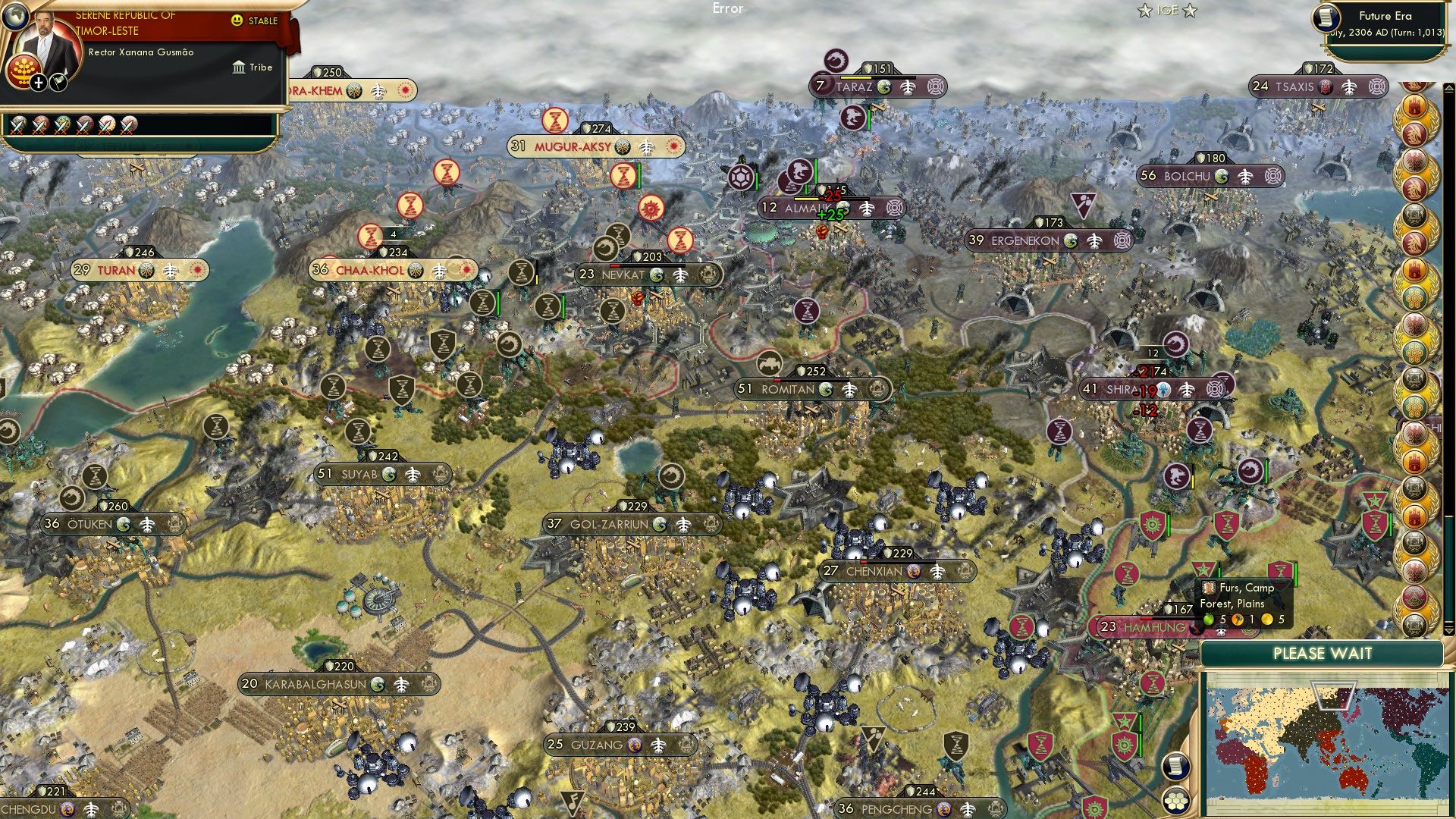 CBR In-Game Screenshot of Chaos in Yakutia