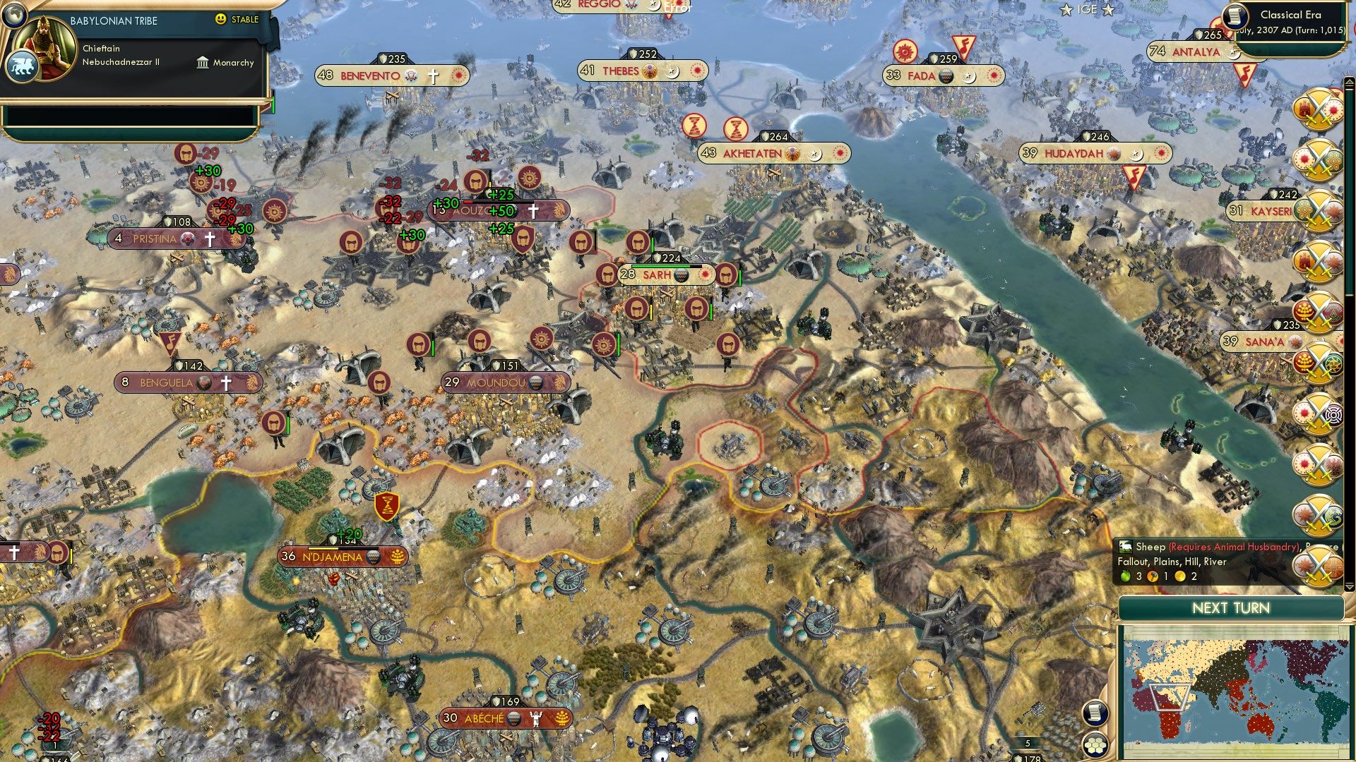 CBR In-Game Screenshot of Shifting Sands, Shifting Fronts