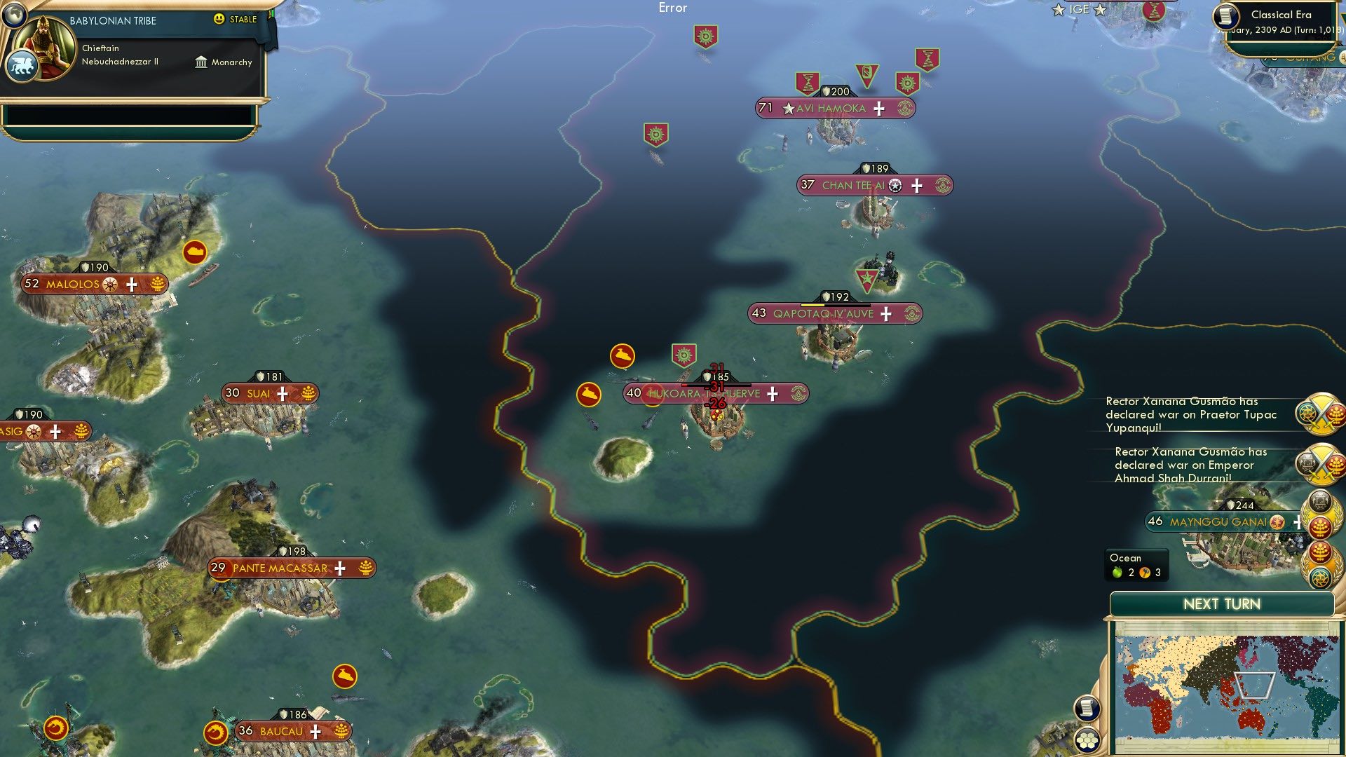 CBR In-Game Screenshot of Marianas March