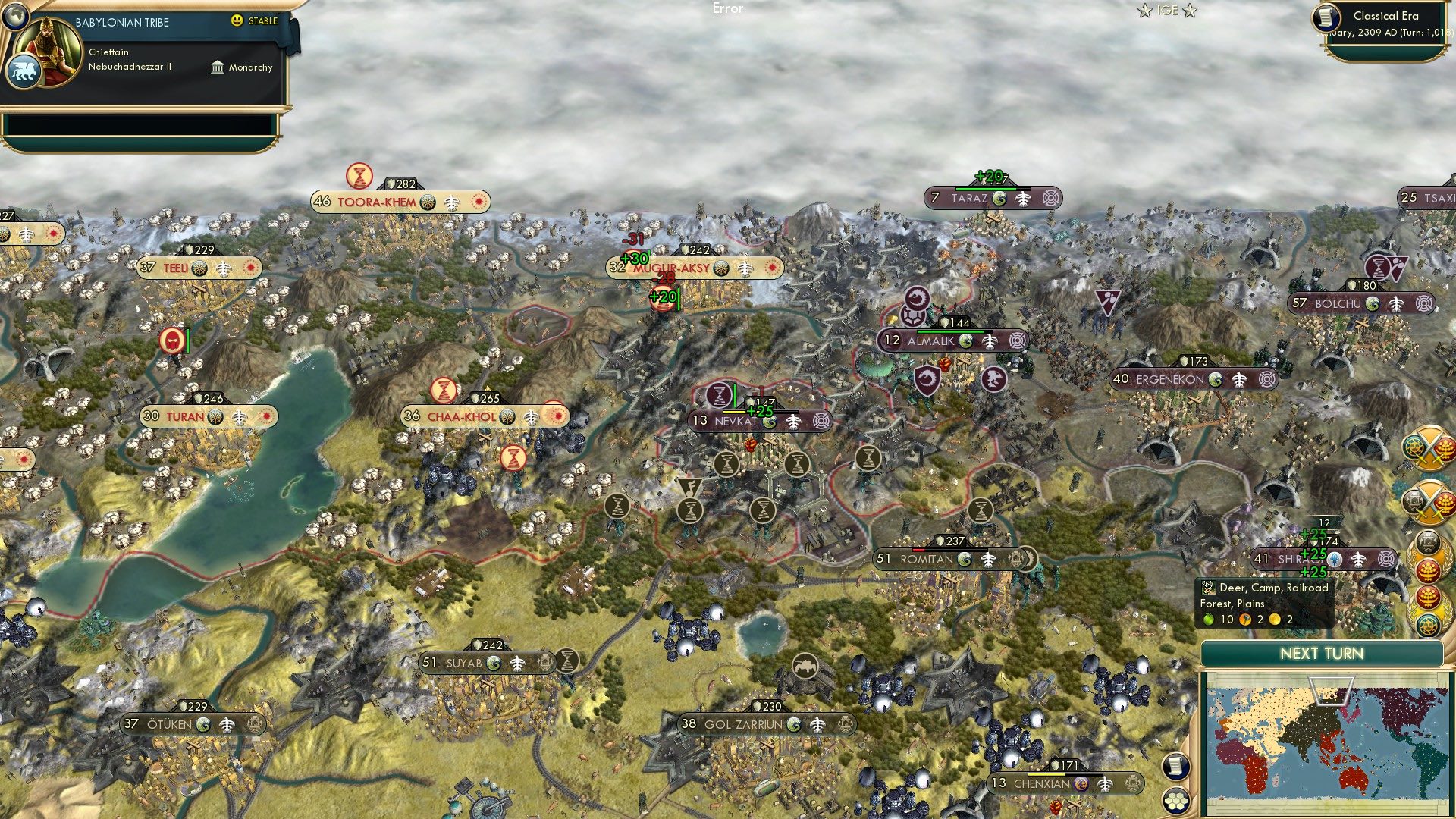 CBR In-Game Screenshot of Arapaho Arrival