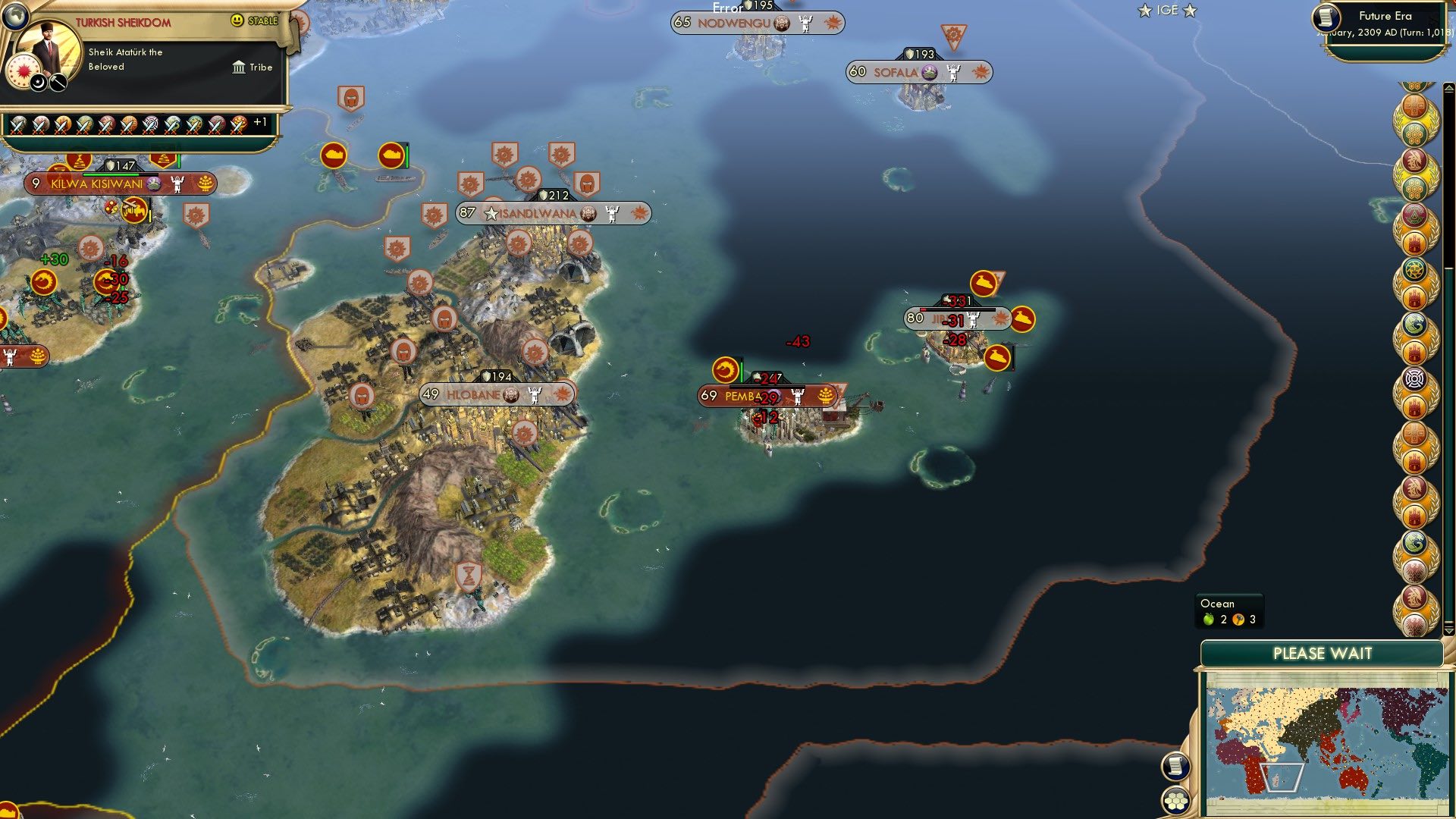 CBR In-Game Screenshot of Victory in the Indian Ocean