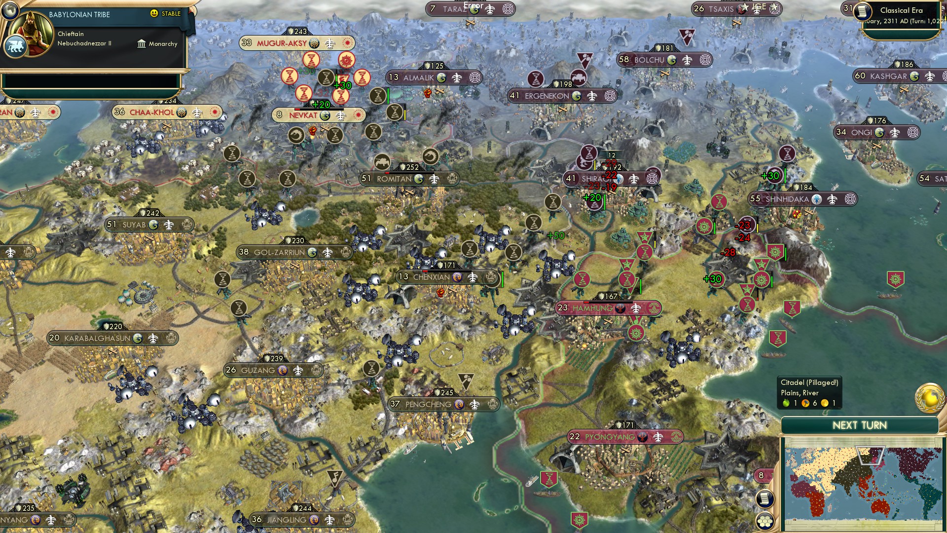 CBR In-Game Screenshot of Desolate Tundra