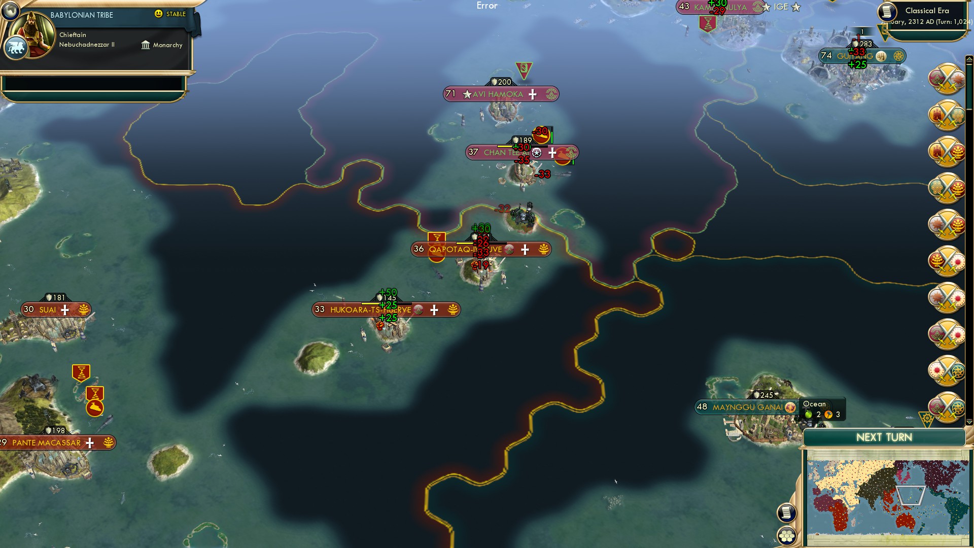 CBR In-Game Screenshot of I forgot these were cities Mohave originally settled