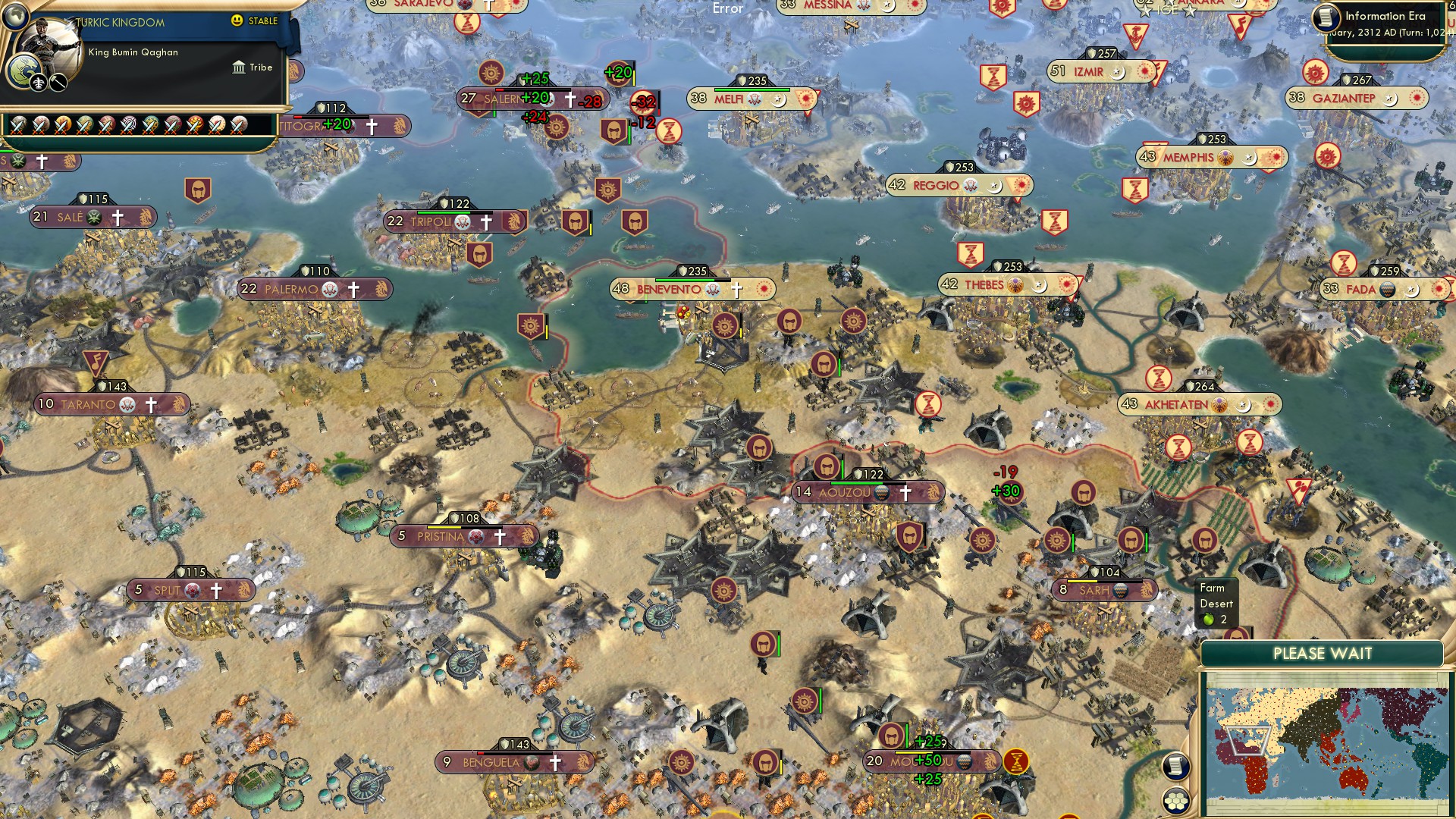 CBR In-Game Screenshot of From sea to shining Suez