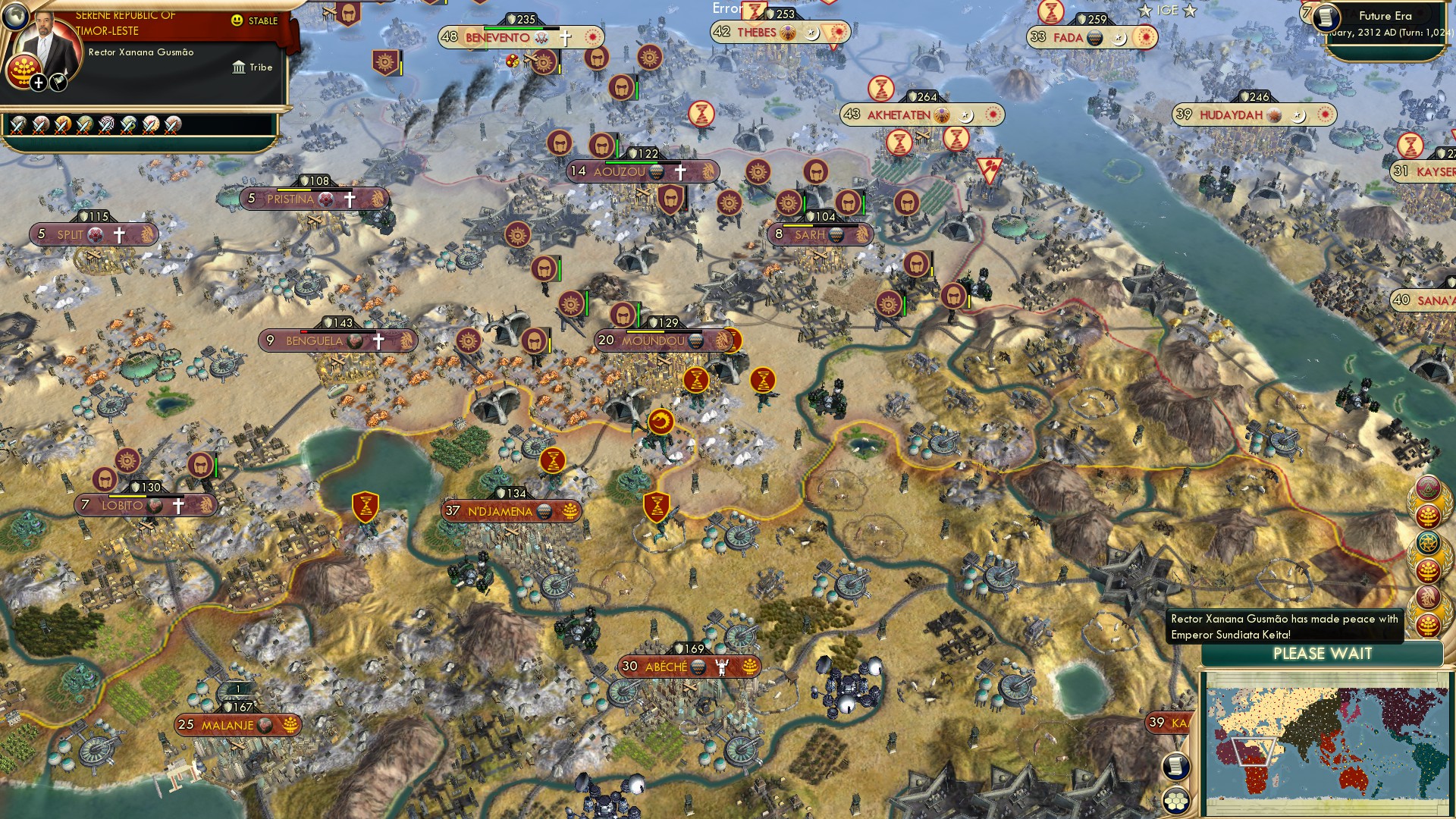 CBR In-Game Screenshot of The one front TImor is pushing on